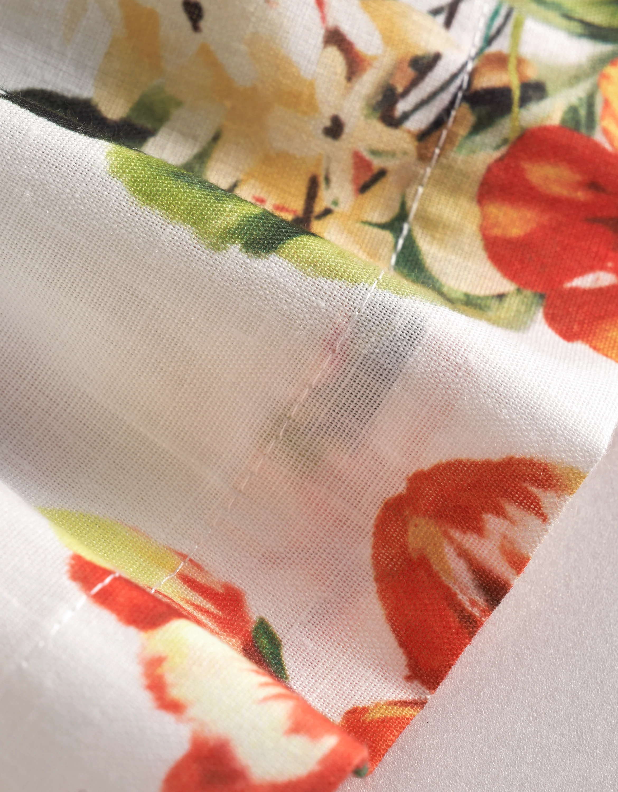 Elastic Waist Floral Skirt - Image 9