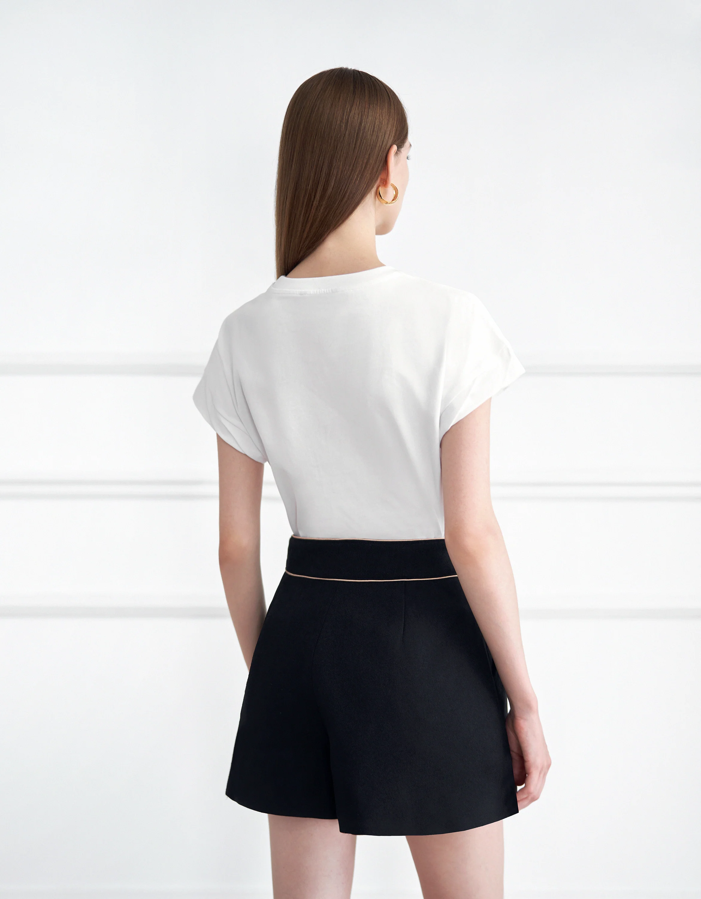 Embossed Button Pocket T-Shirt - Image 16
