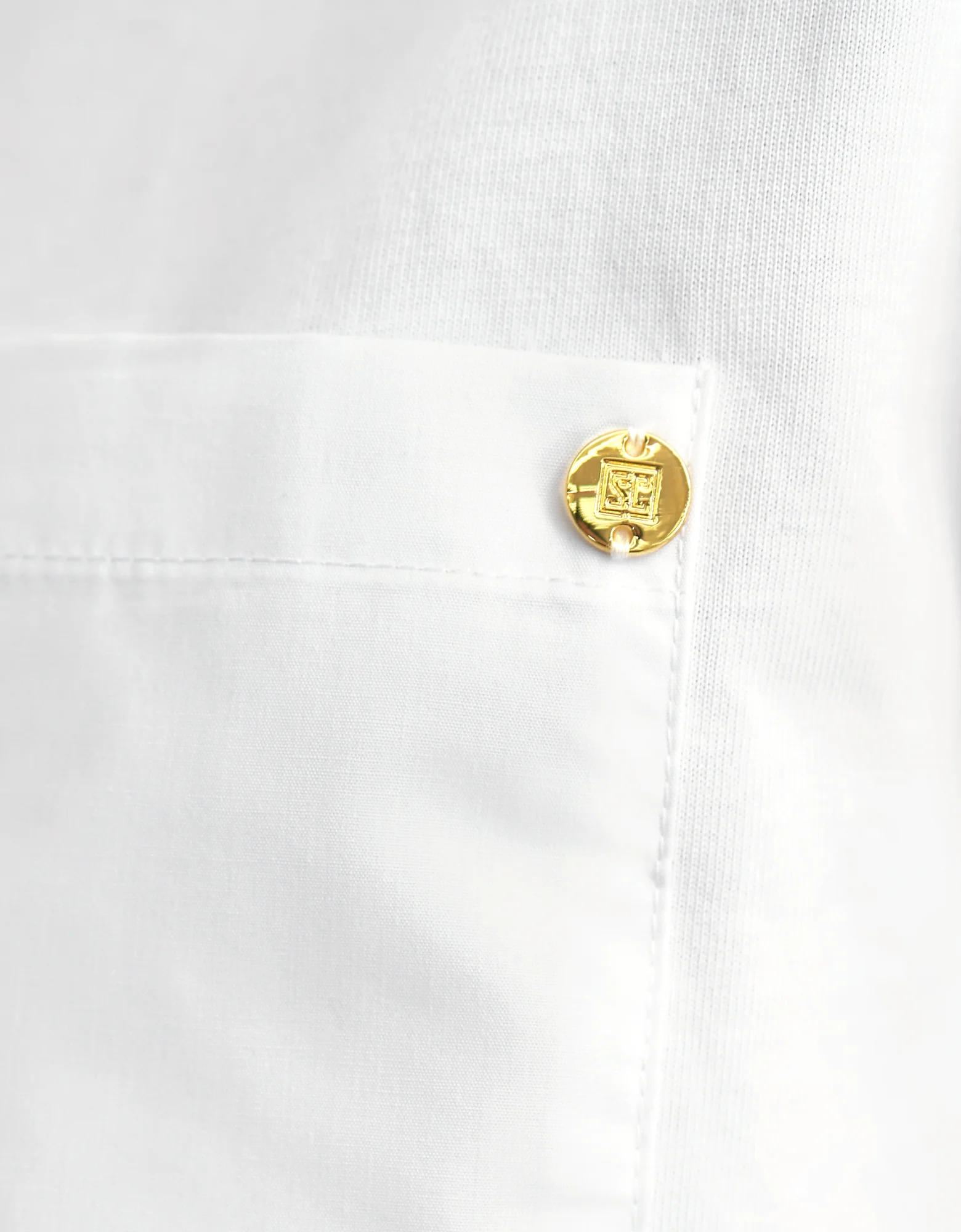 Embossed Button Pocket T-Shirt - Image 17