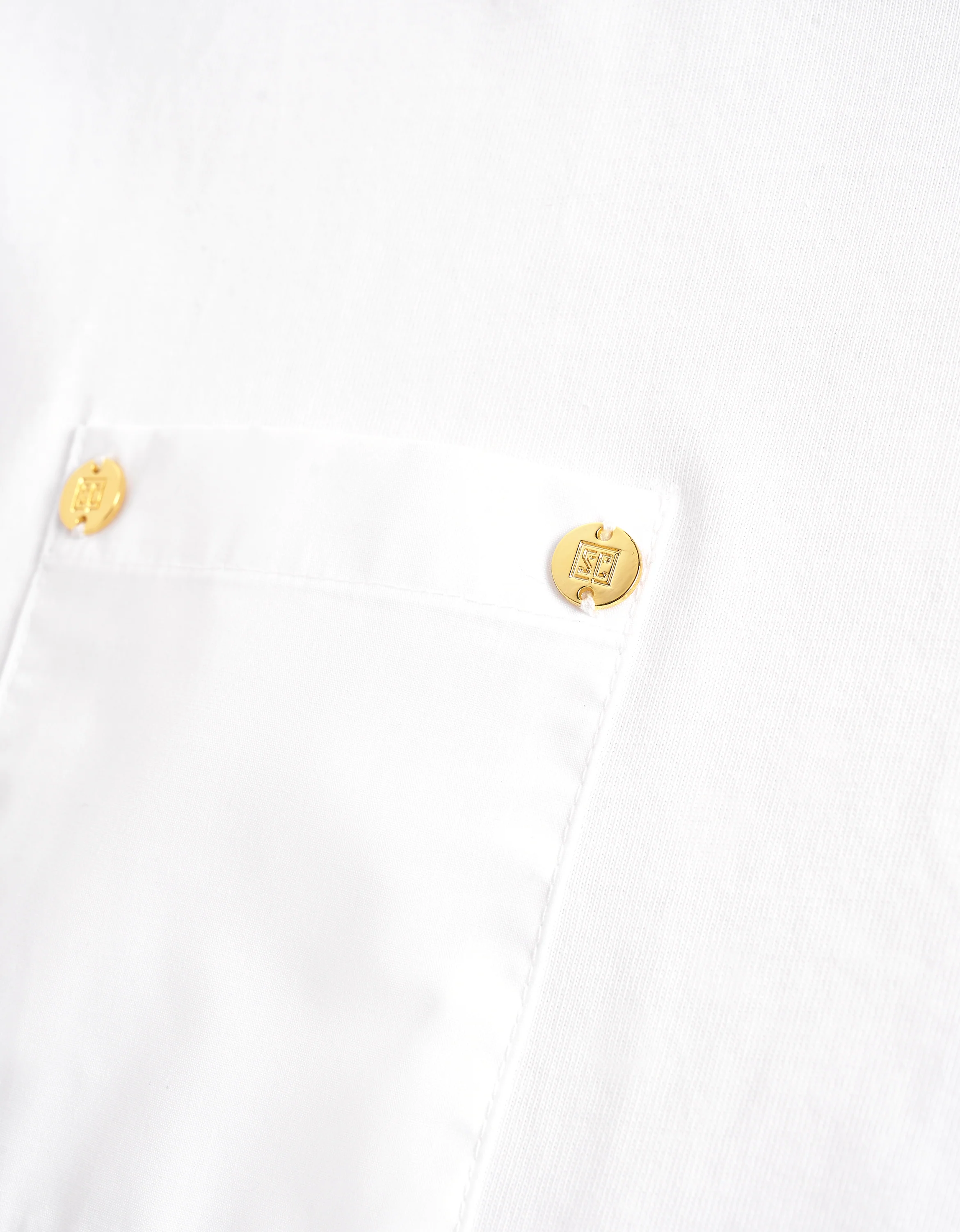 Embossed Button Pocket T-Shirt - Image 19