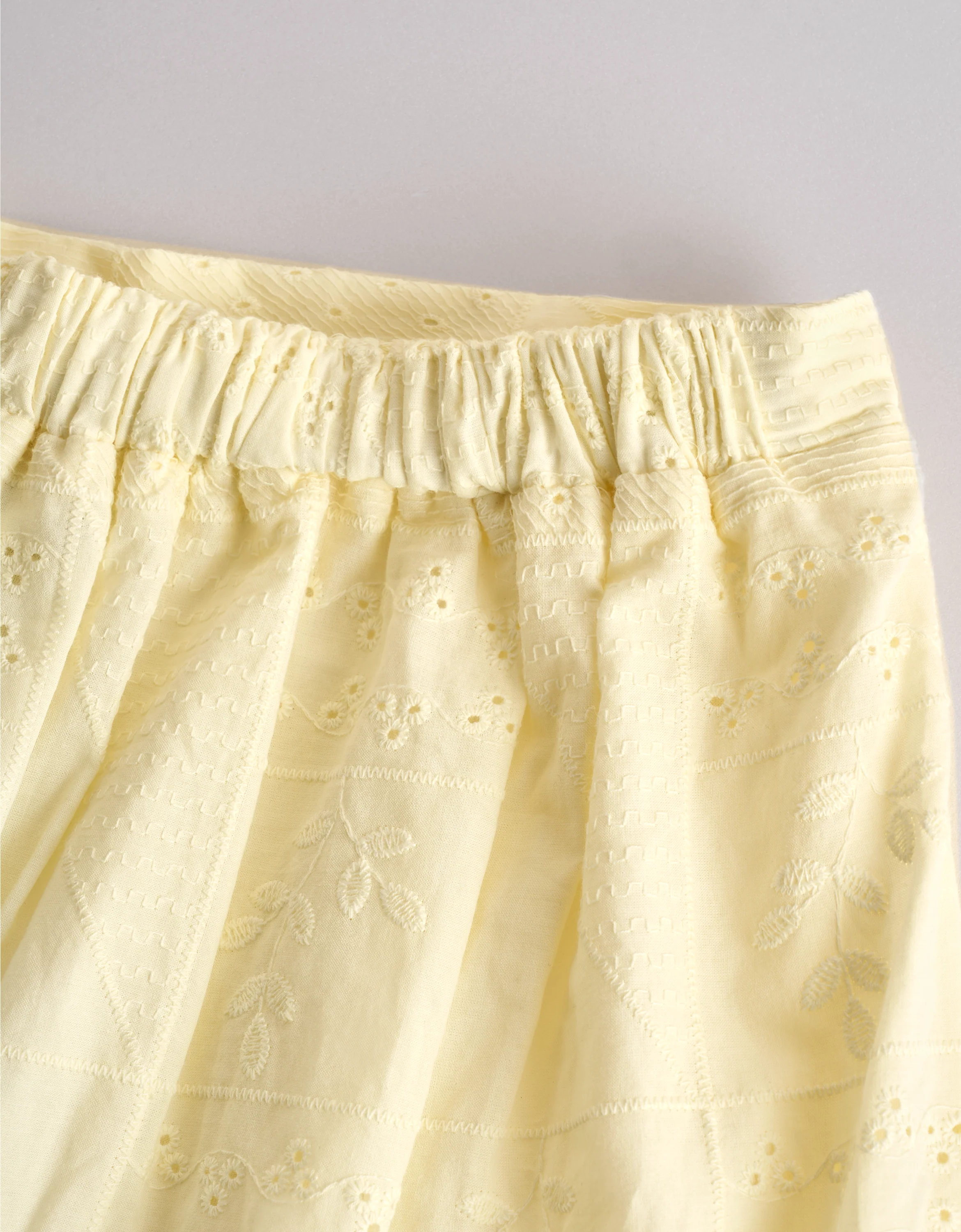 Embroidered Tiered Midi Skirt - Image 7