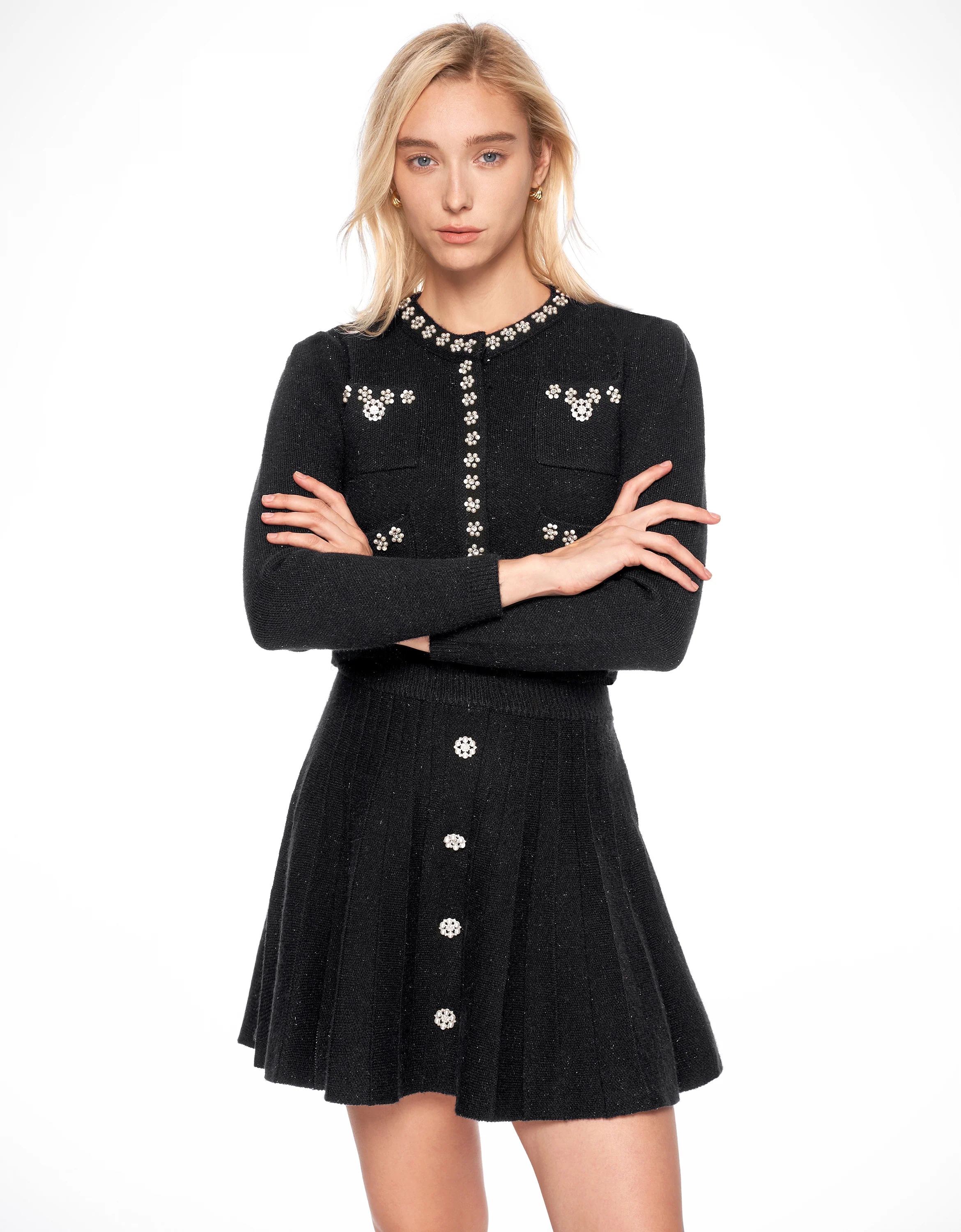 Faux Diamante Embellished Sartorial Sets - Image 3