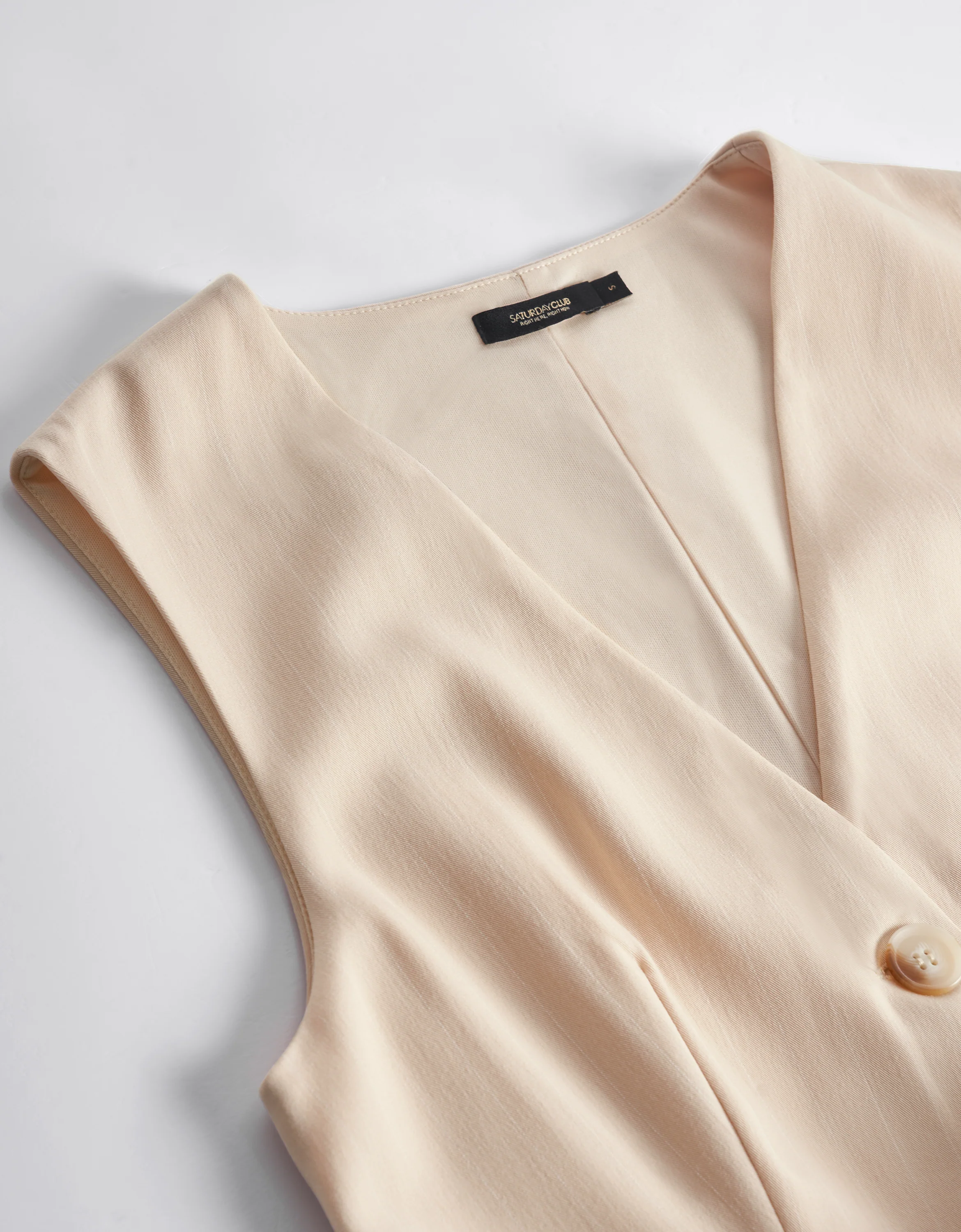Faux Two-piece Pleated Skirt Vest Style Dress - Image 34