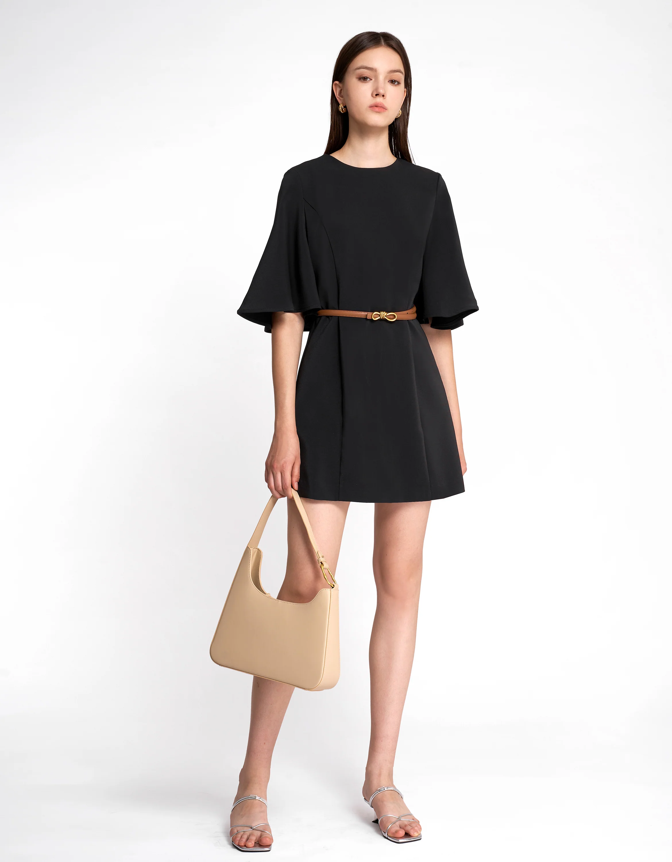Flared Sleeve Dress - Image 7