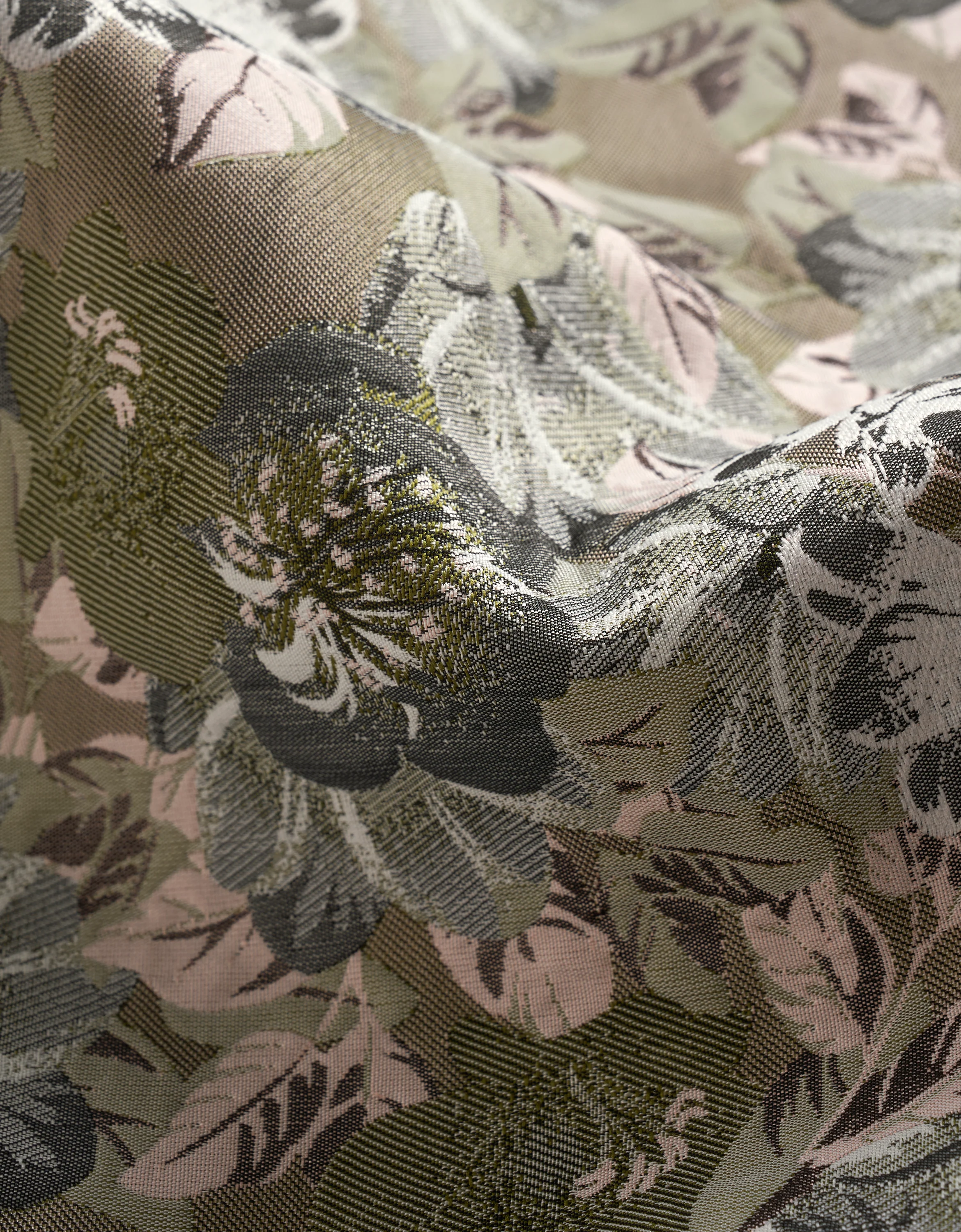 Floral Jacquard A-line Skirt - Image 9