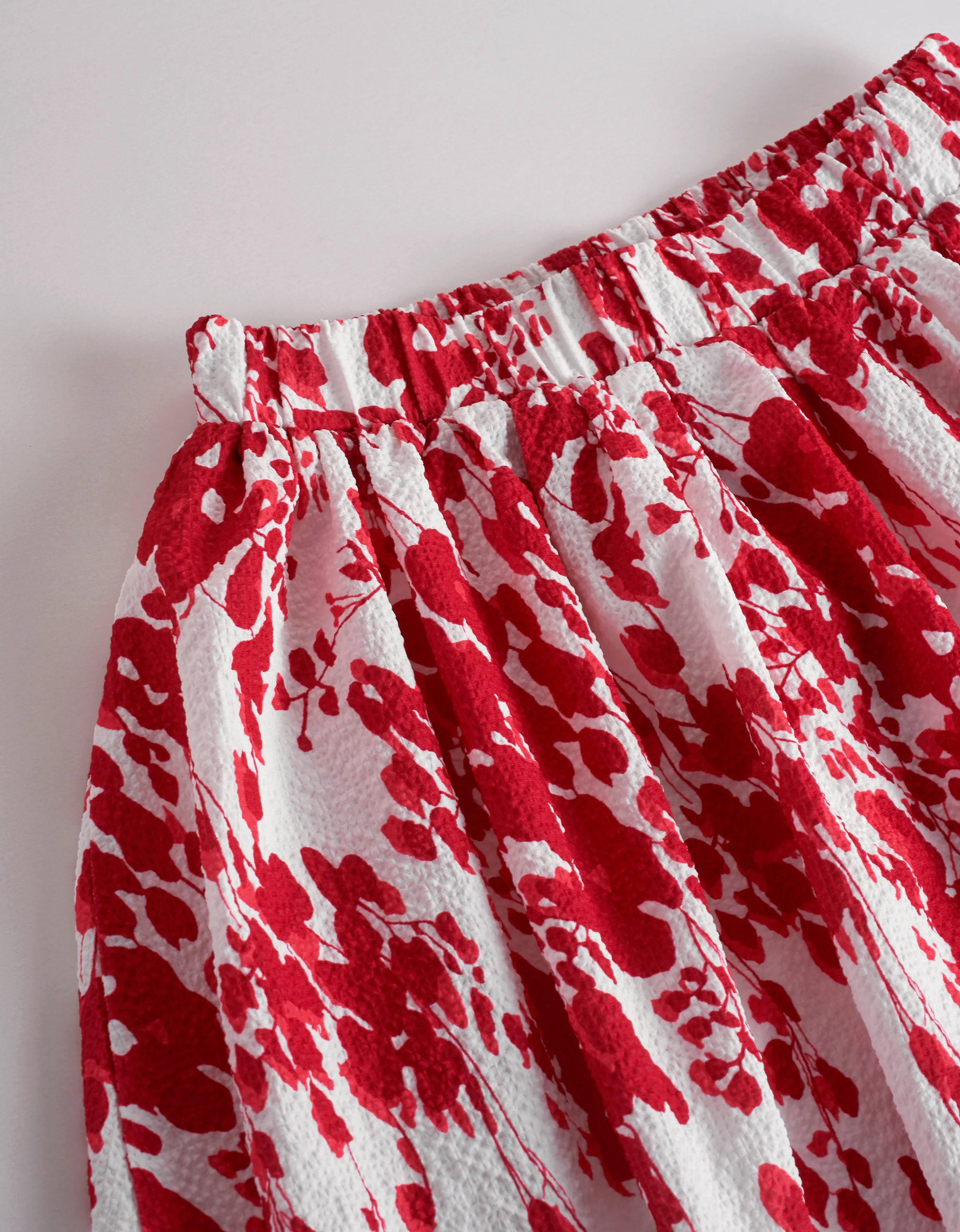 Floral Print A-line Midi Skirt - Image 4