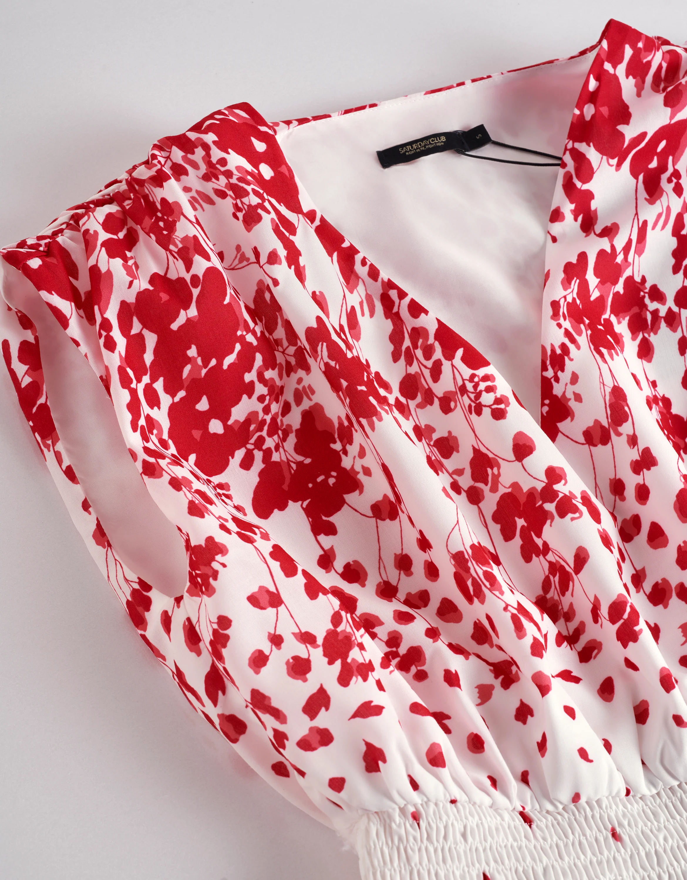Floral Print Elastic Waist Sleeveless Dress - Image 5