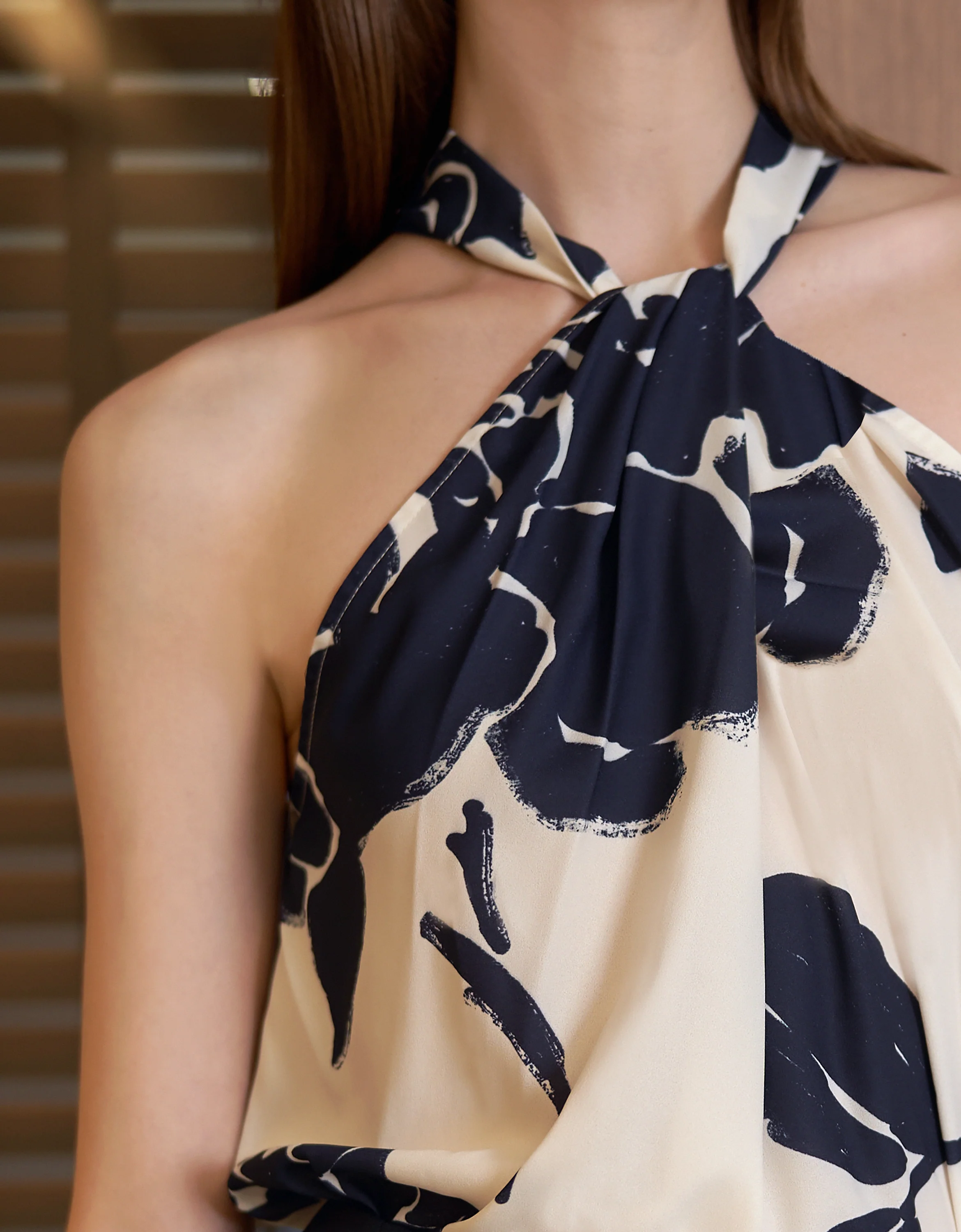 Floral Print Halterneck Top - Image 5