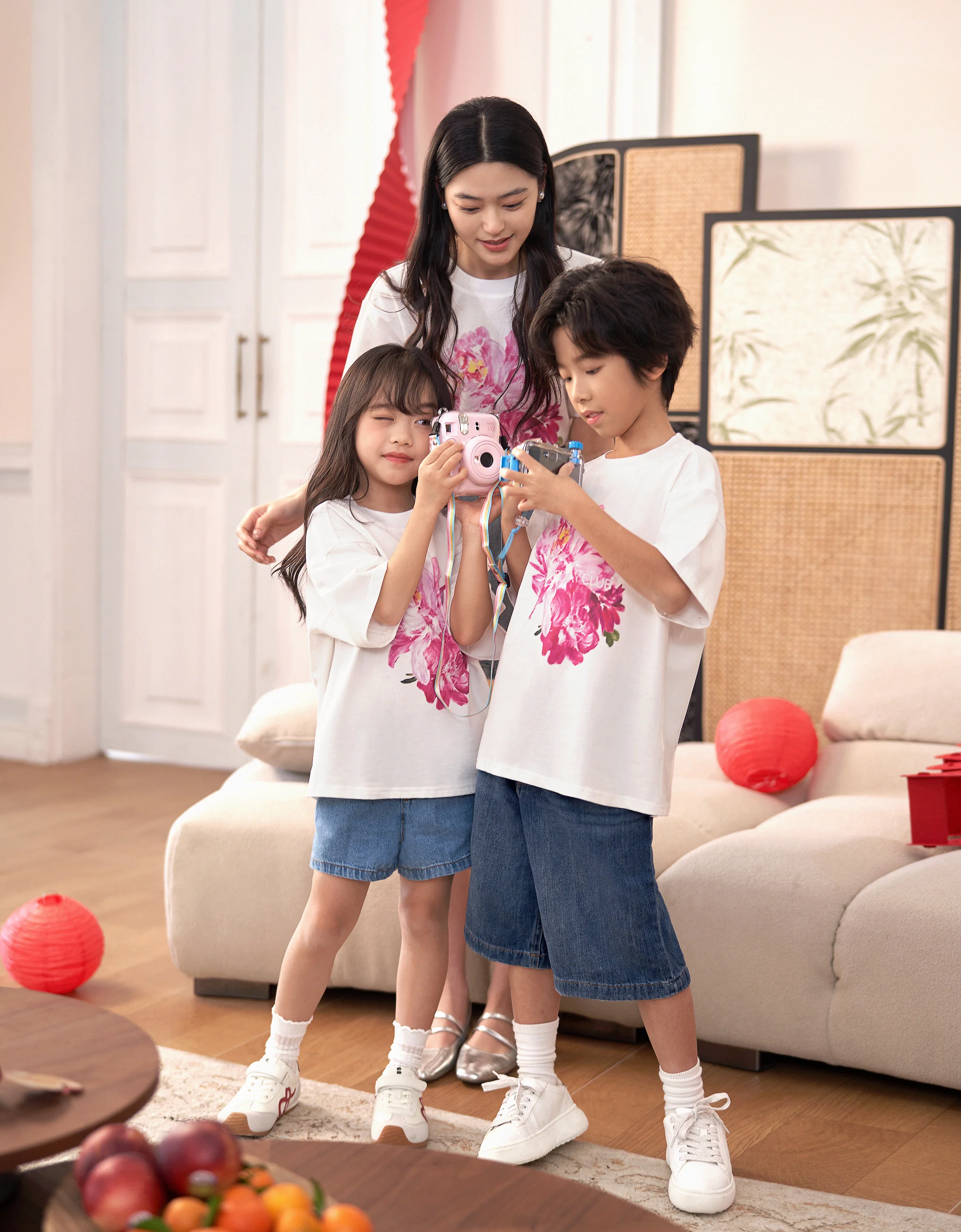Floral Print Kids T-Shirt - Image 6