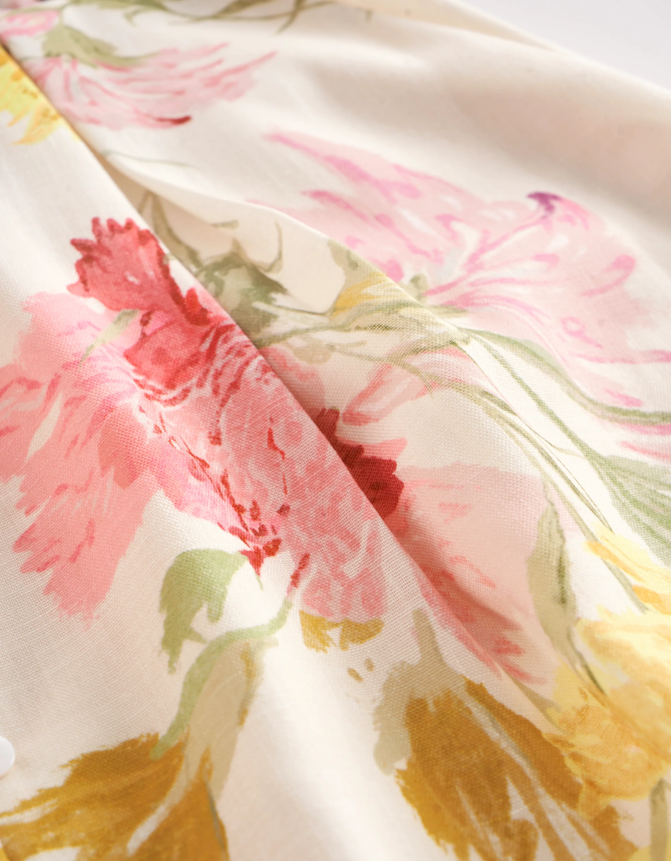 Floral Print Midi Shirt Dress - Image 12