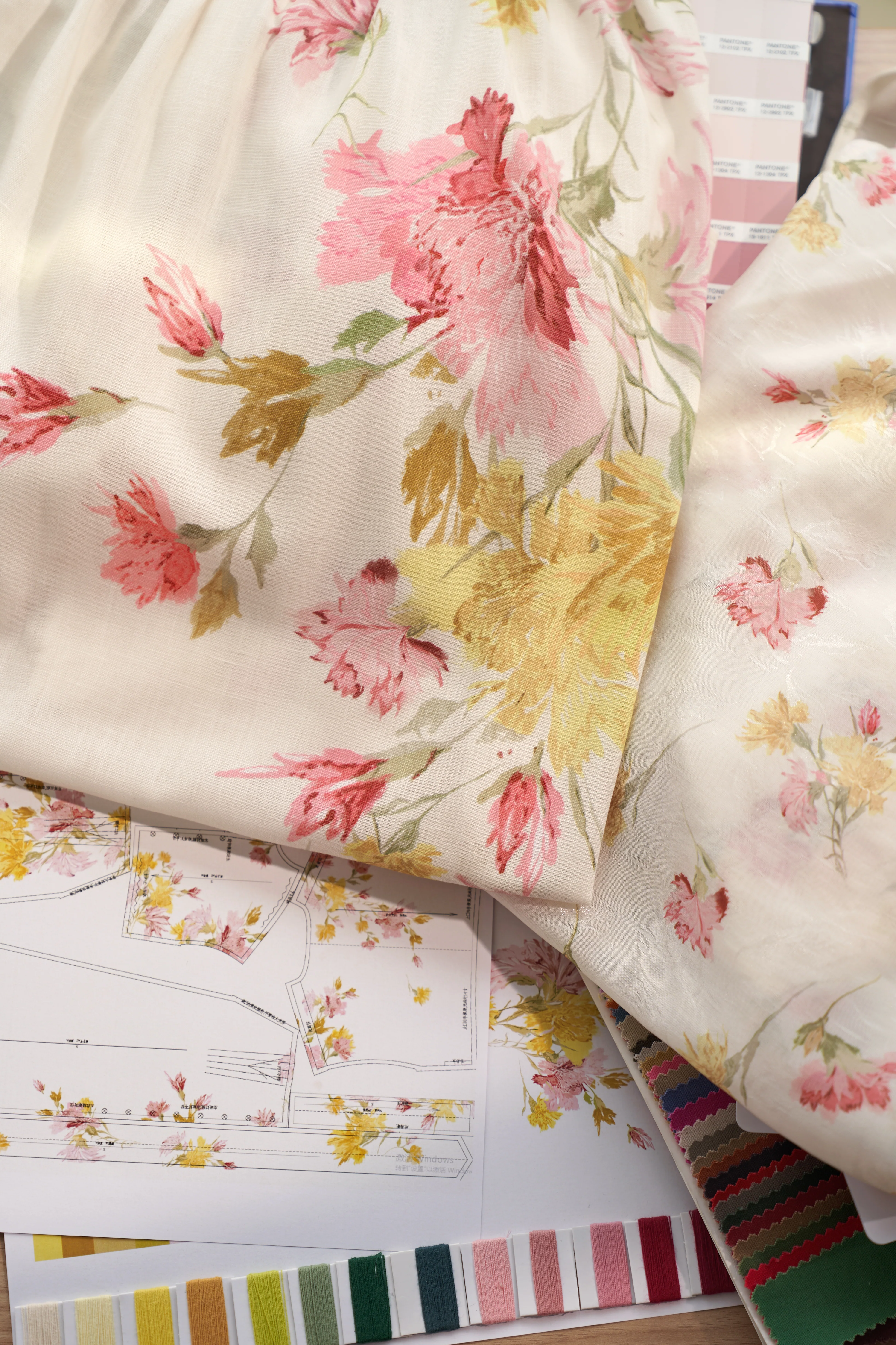Floral Print Midi Shirt Dress - Image 14