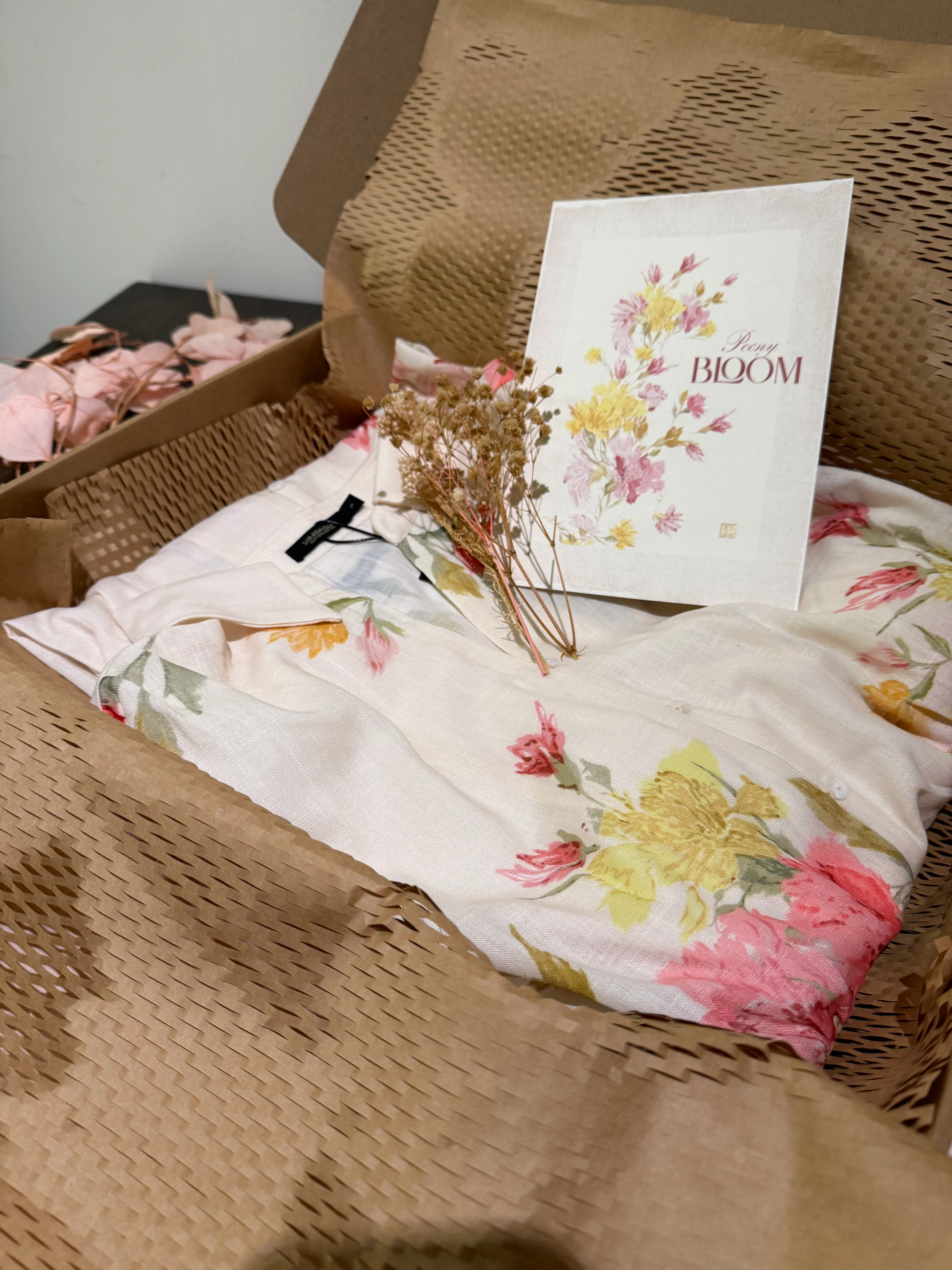 Floral Print Midi Shirt Dress - Image 20