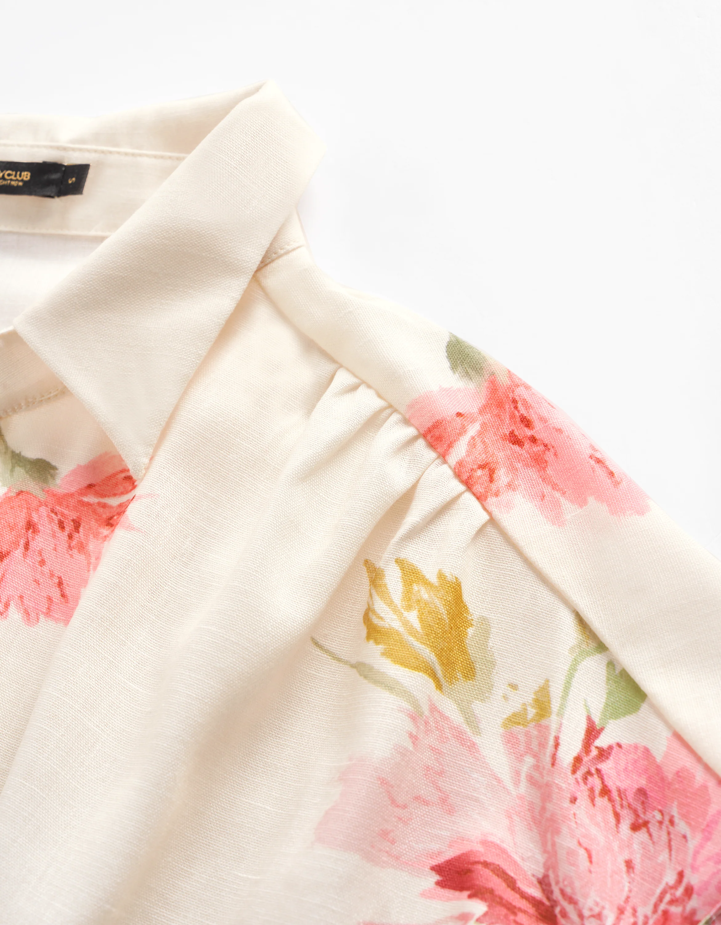 Floral Print Midi Shirt Dress - Image 9