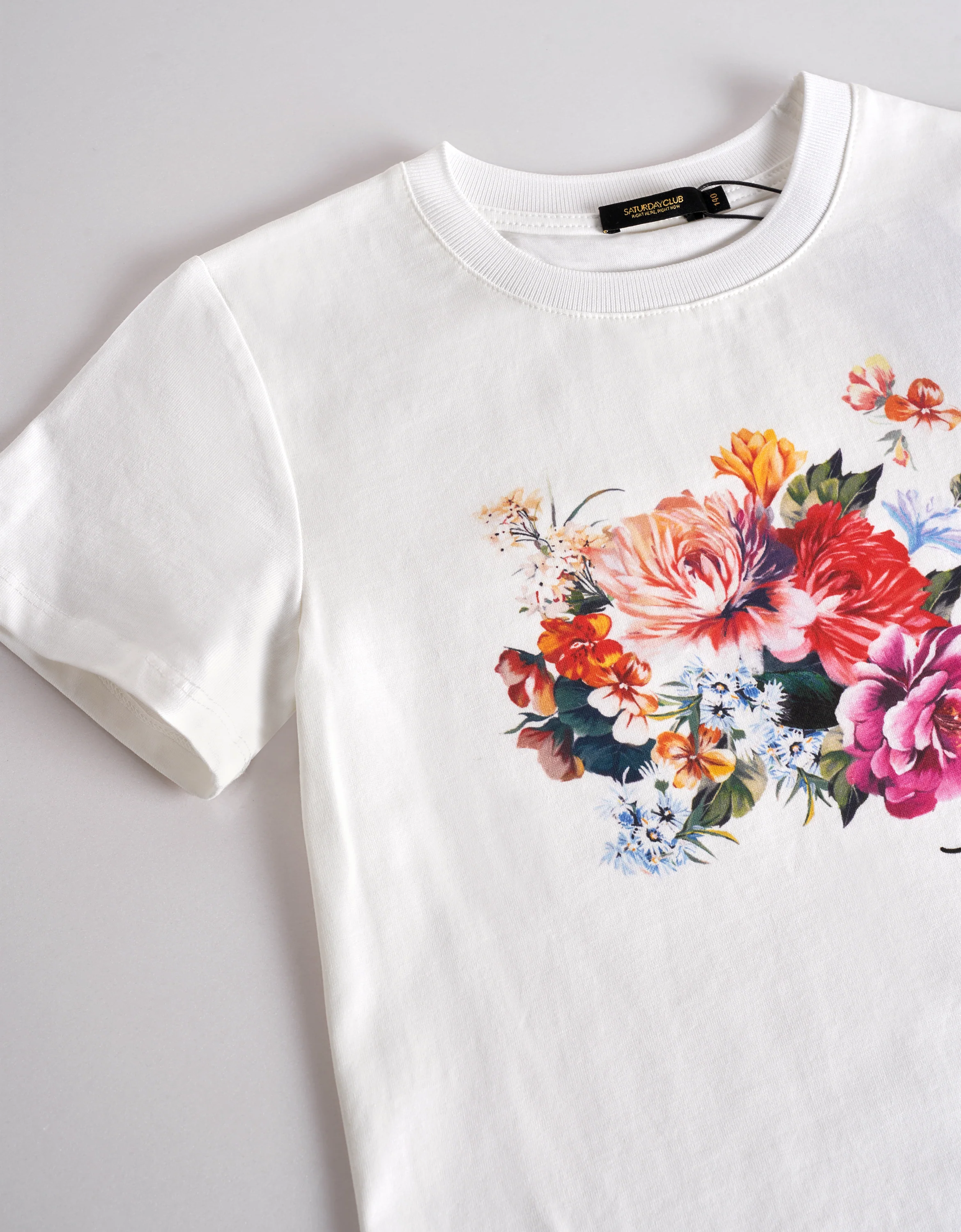 Floral Print Round Neck T-Shirt - Image 12