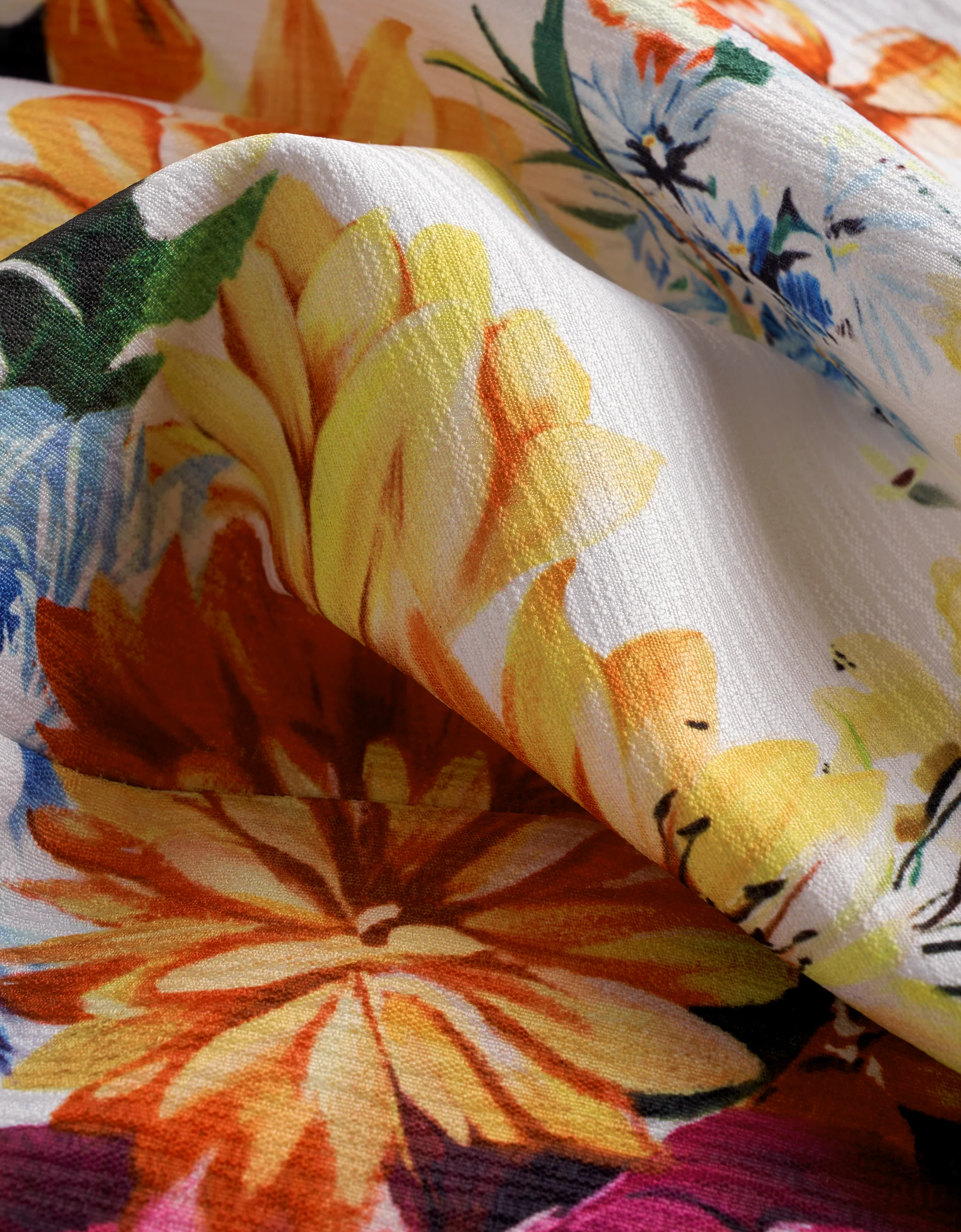 Floral Print Short Sleeve Dress - Image 10