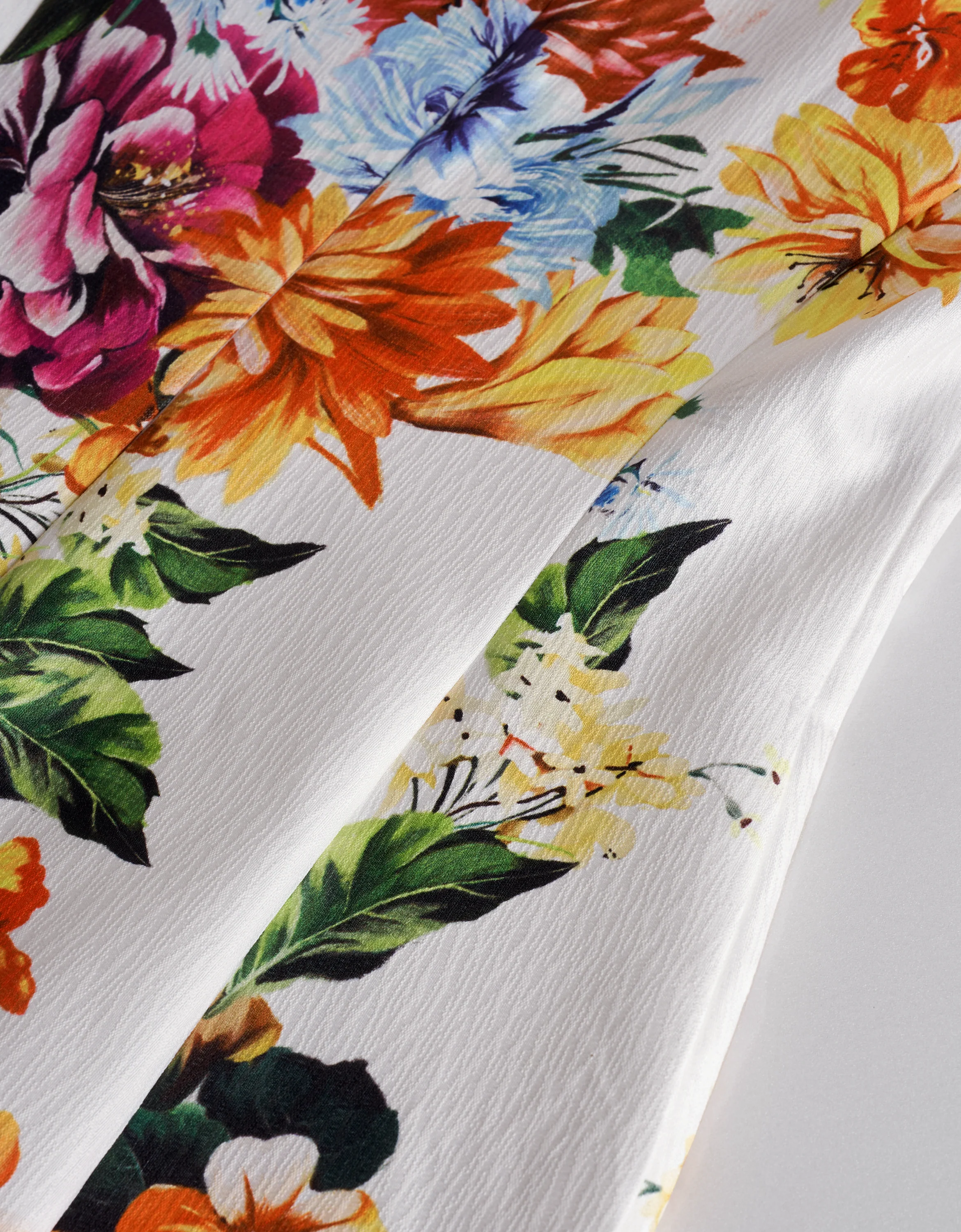 Floral Print Short Sleeve Dress - Image 9