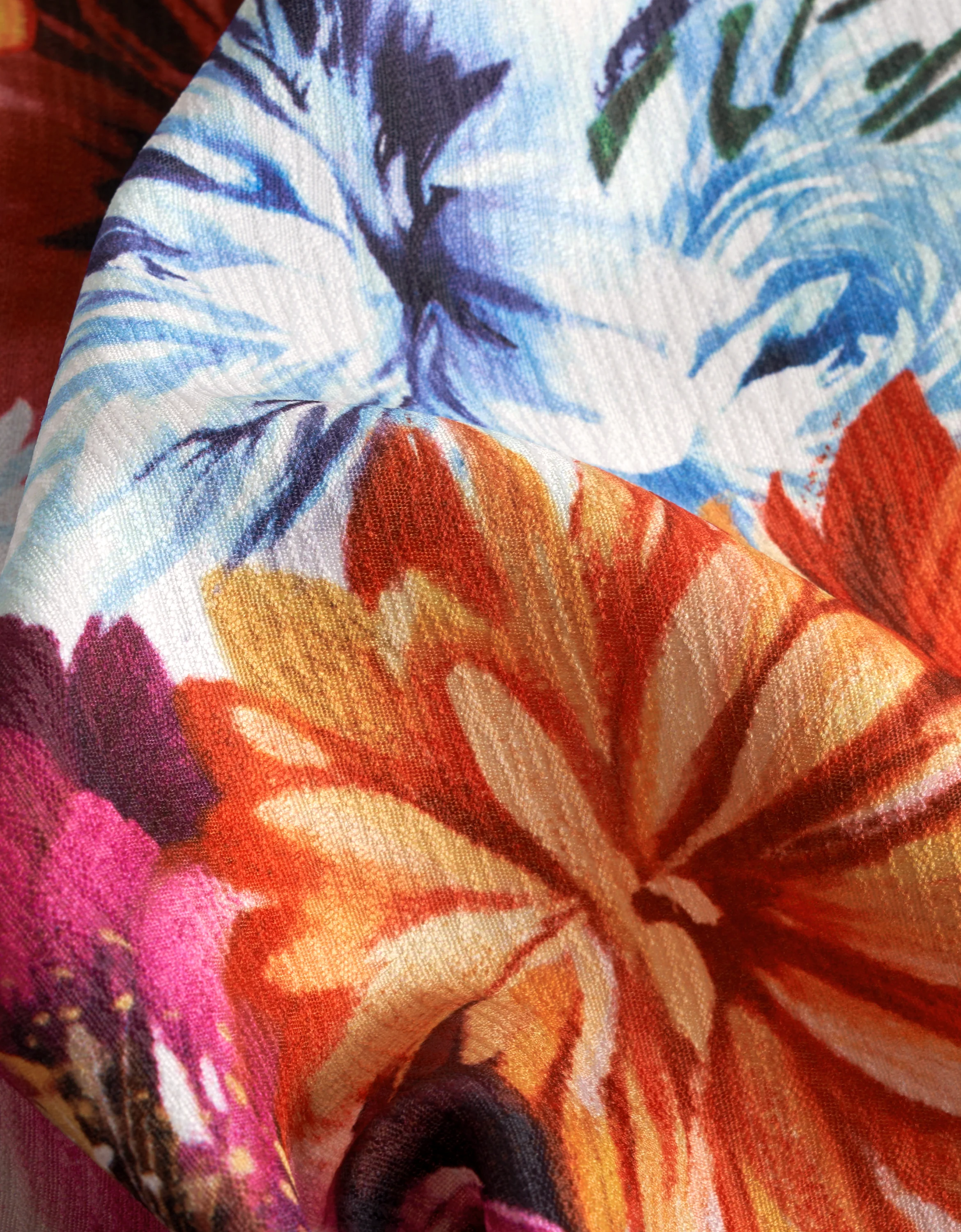 Floral Print Sleeveless A-line Dress - Image 10