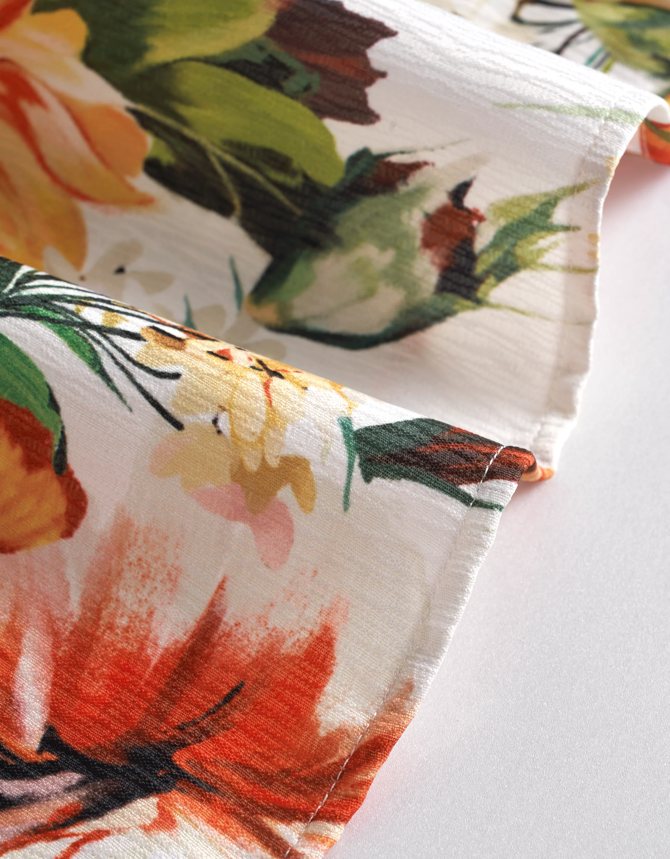 Floral Print Sleeveless A-line Dress - Image 8