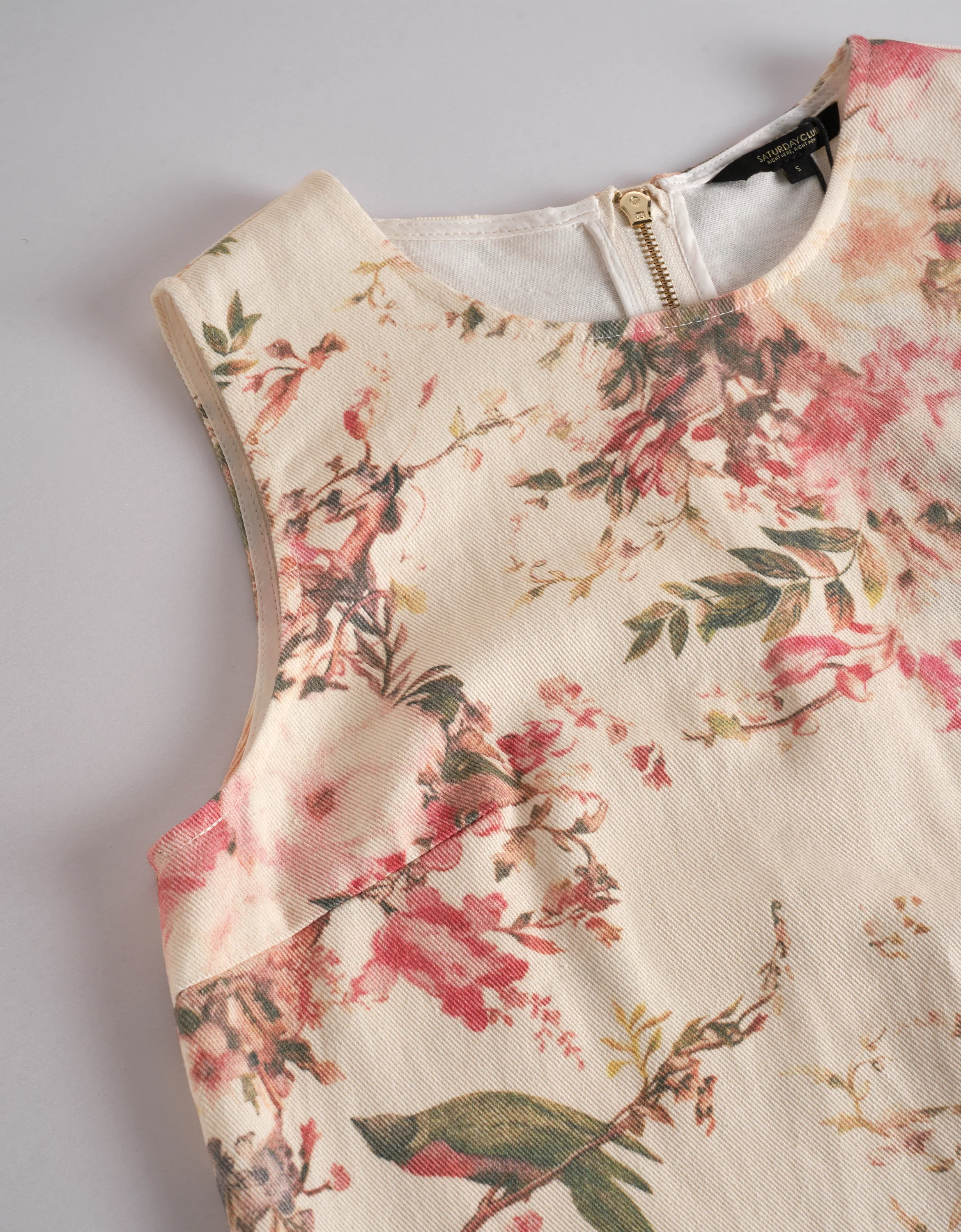 Floral Print Sleeveless Top - Image 5
