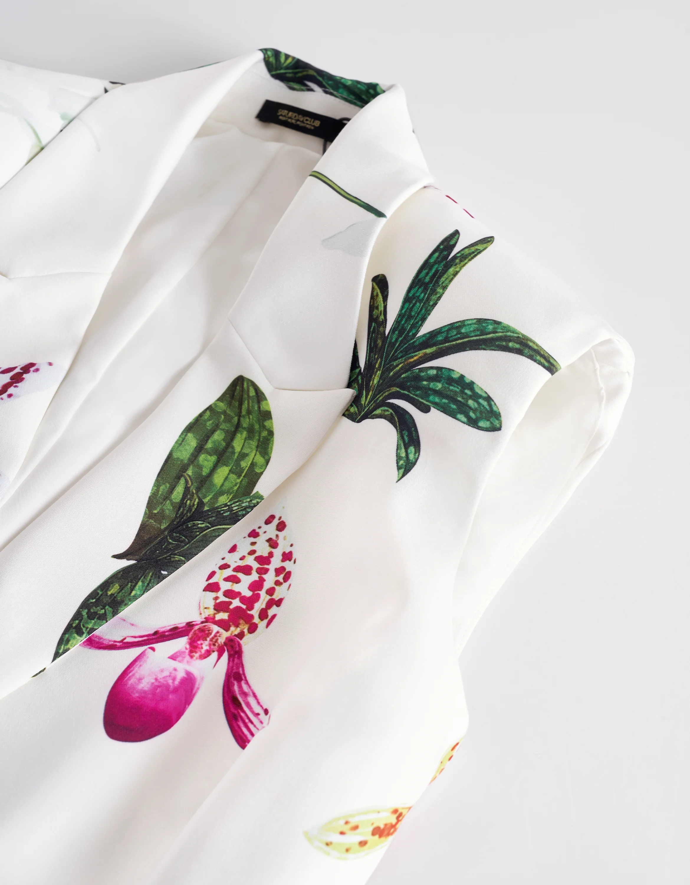 Floral Print Wide Shoulder Vest Romper - Image 7