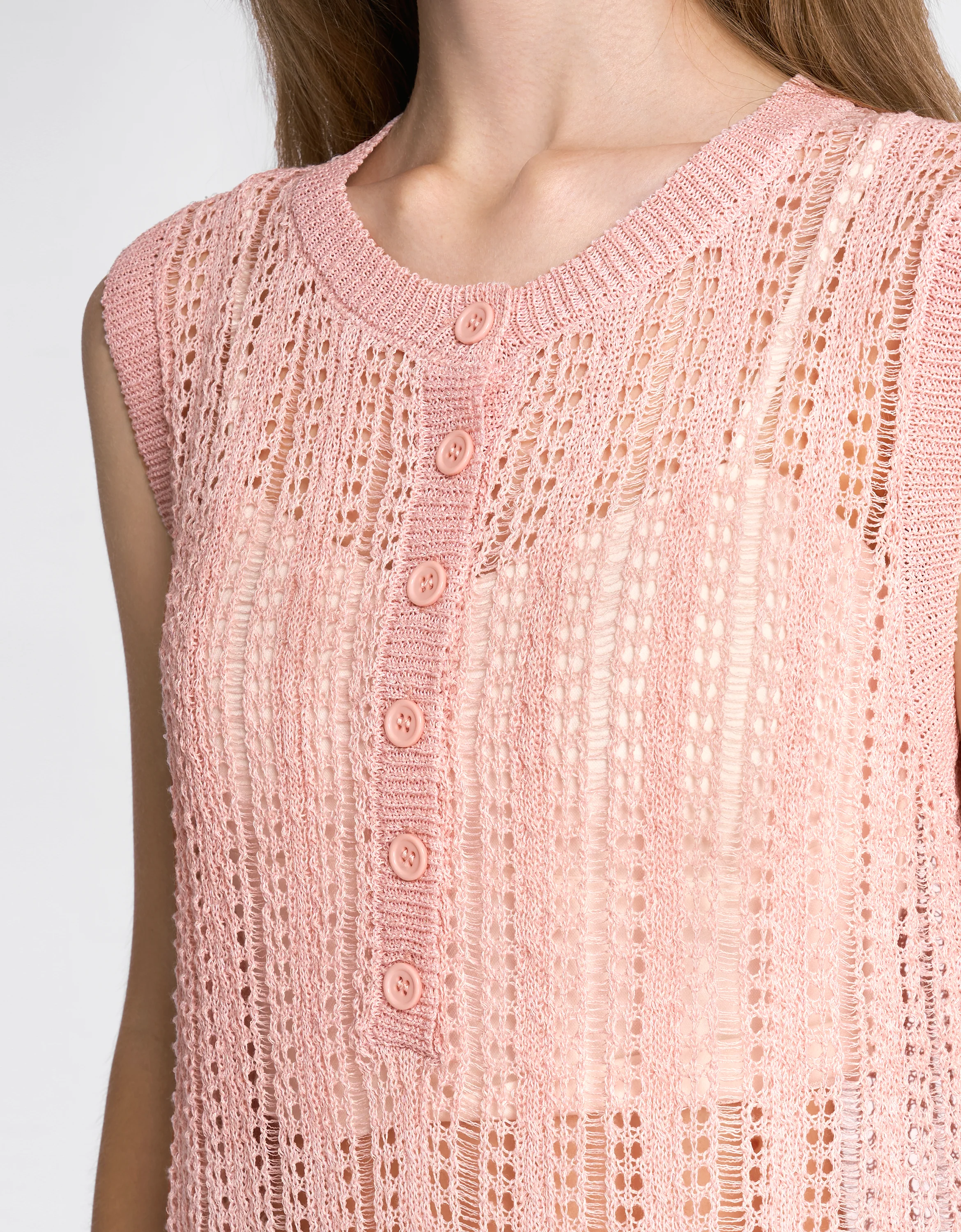 Fringe Hem Knit Top - Image 8