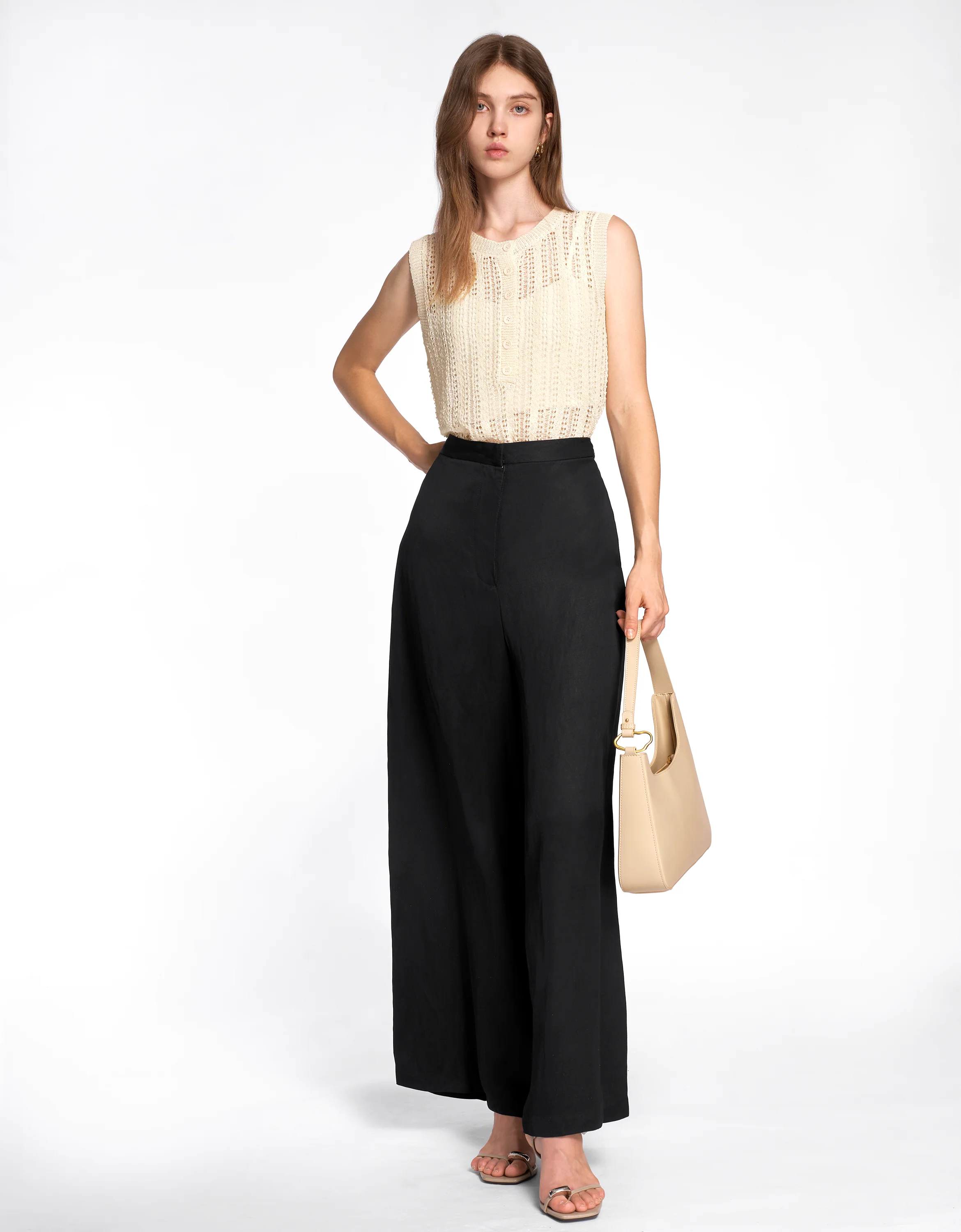 Fringe Hem Knit Top - Image 9