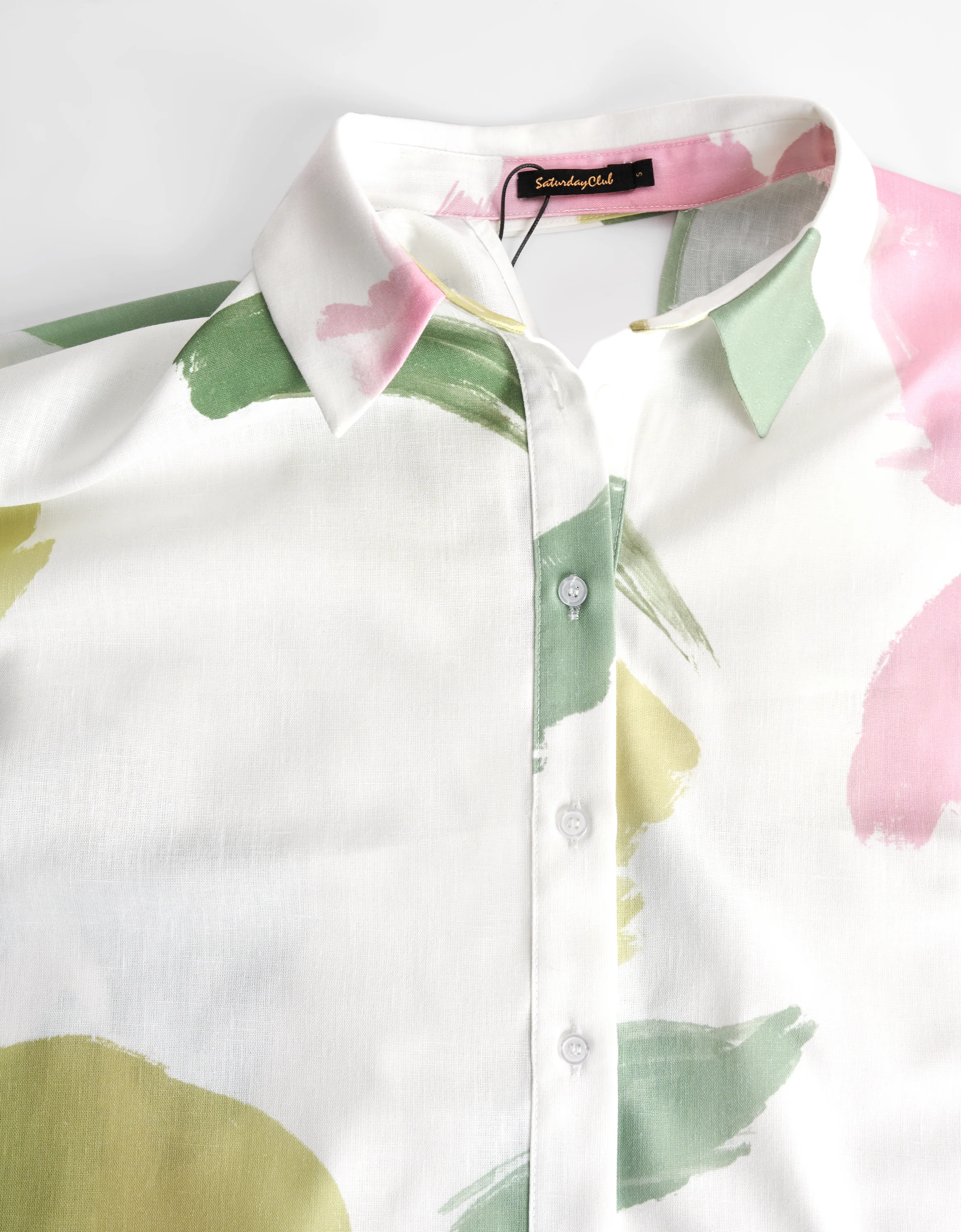 Hand Painted Art Print Shirt Dress - Image 12
