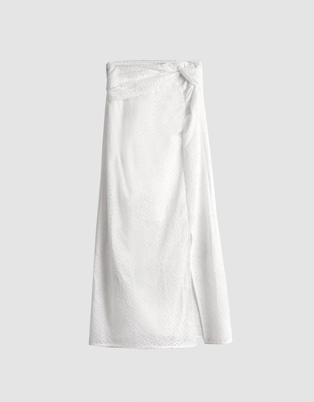 Hem Slit Openwork Skirt - Image 5