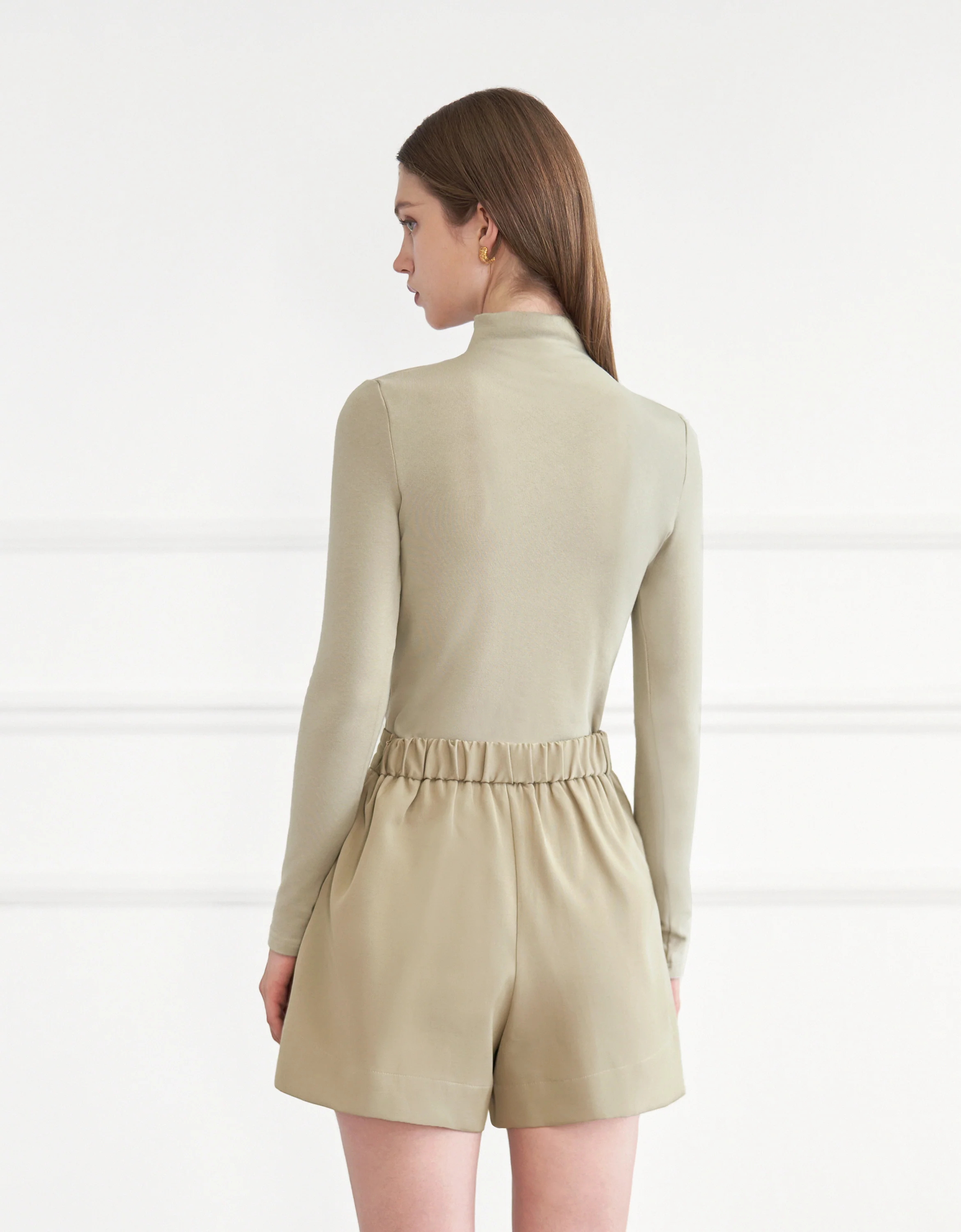 High Neck Long Sleeve Top - Image 13
