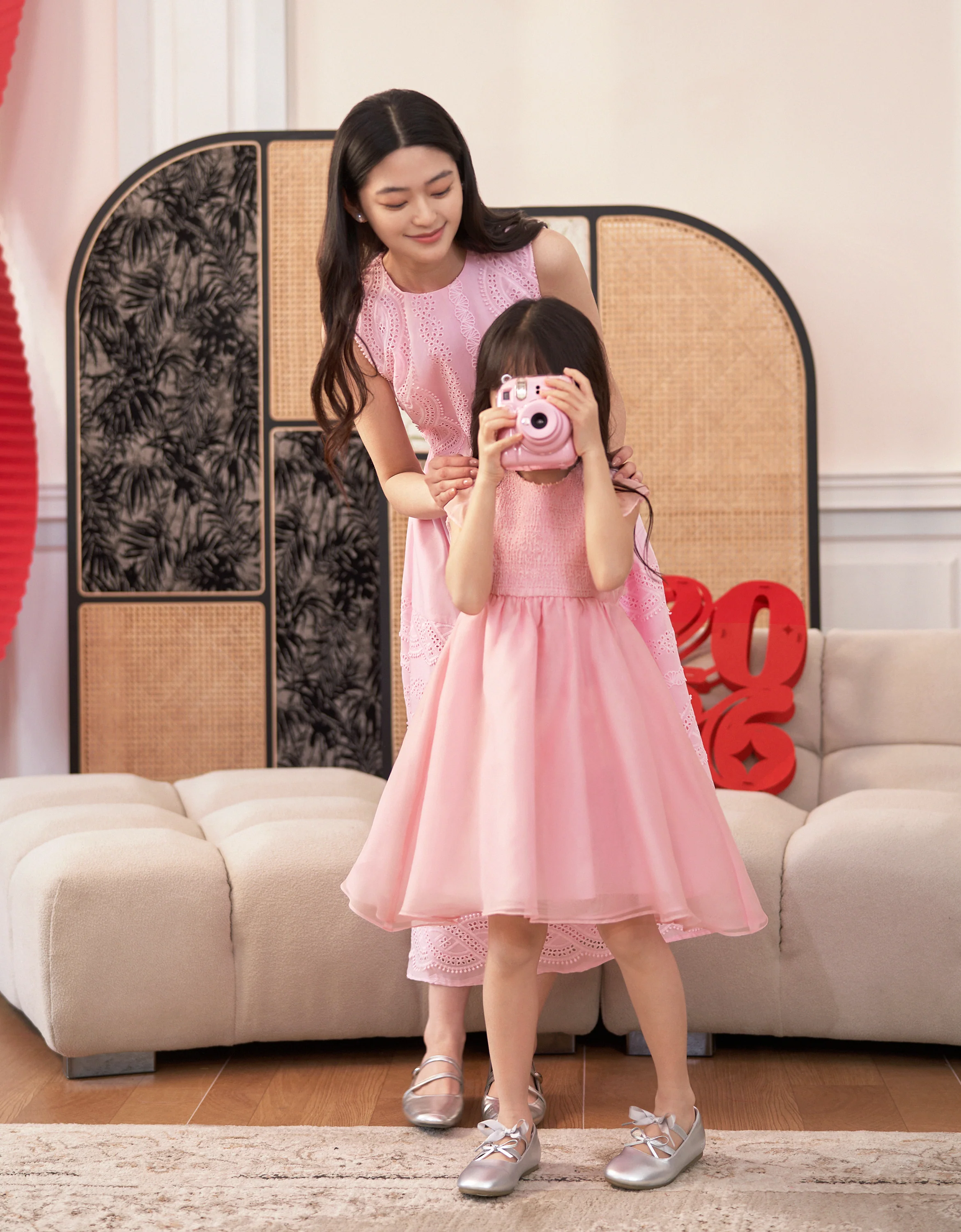 High-waisted Ruffled Dress - Image 3