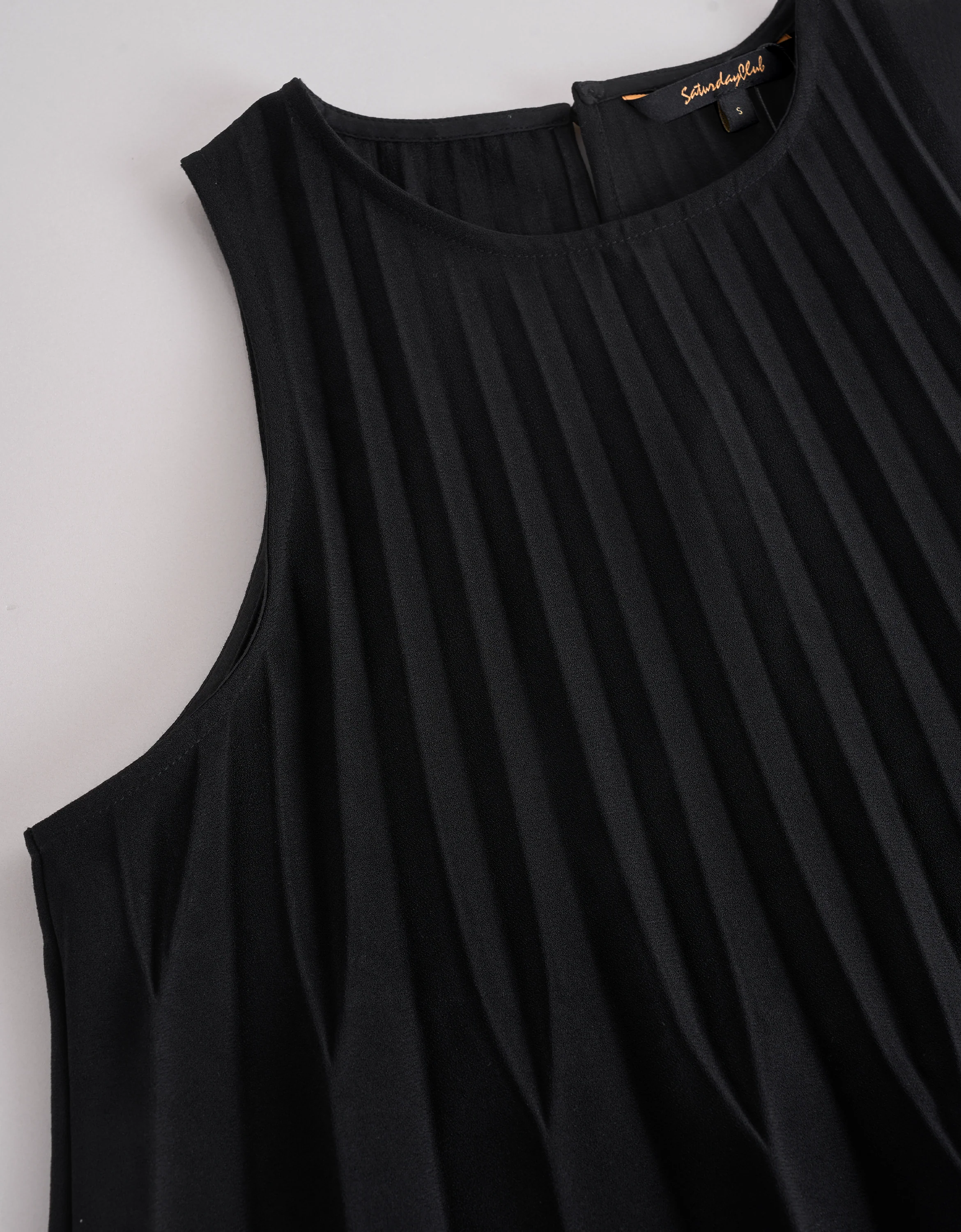 Irregular Pleats Asymmetric Sleeveless Top - Image 5