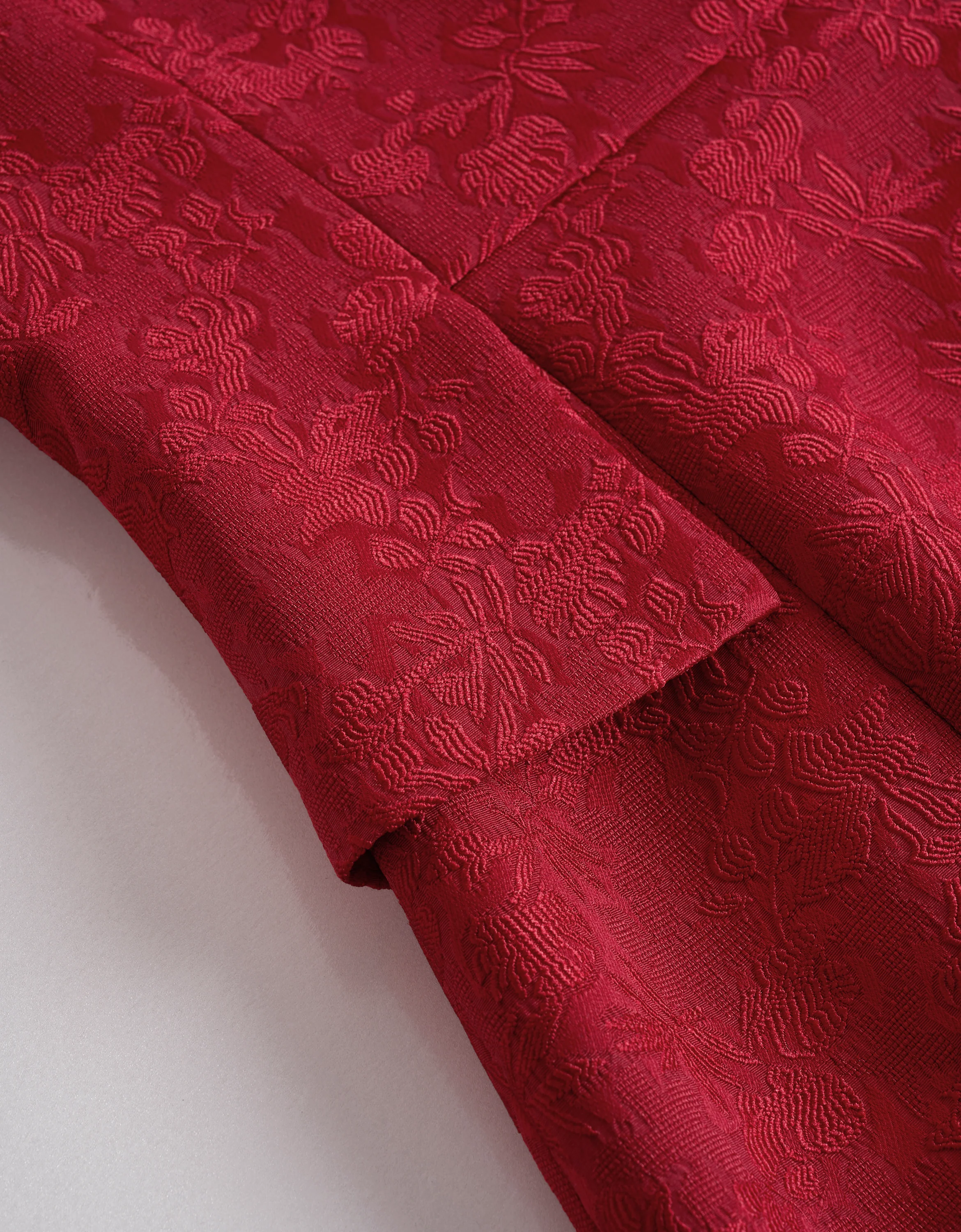 Jacquard Boat Neck Sleeveless Midi Dress - Image 7