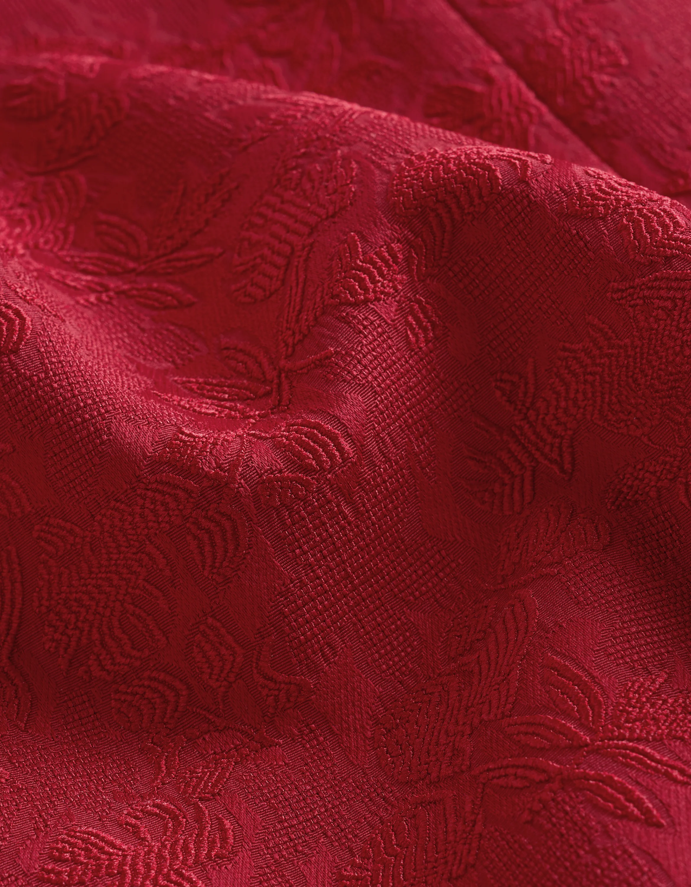 Jacquard Boat Neck Sleeveless Midi Dress - Image 9