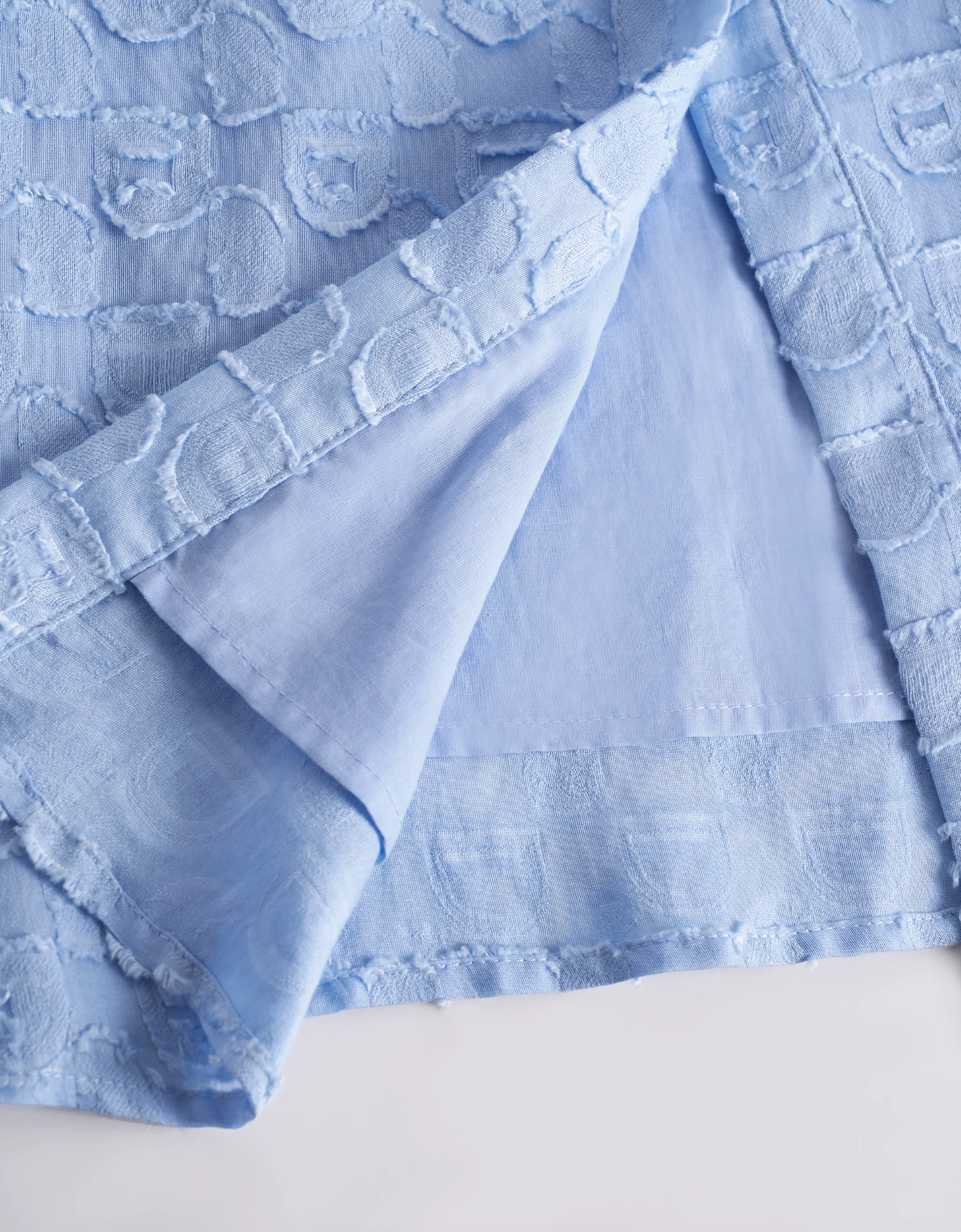 Jacquard Midi Belted Shirt Dress - Image 9