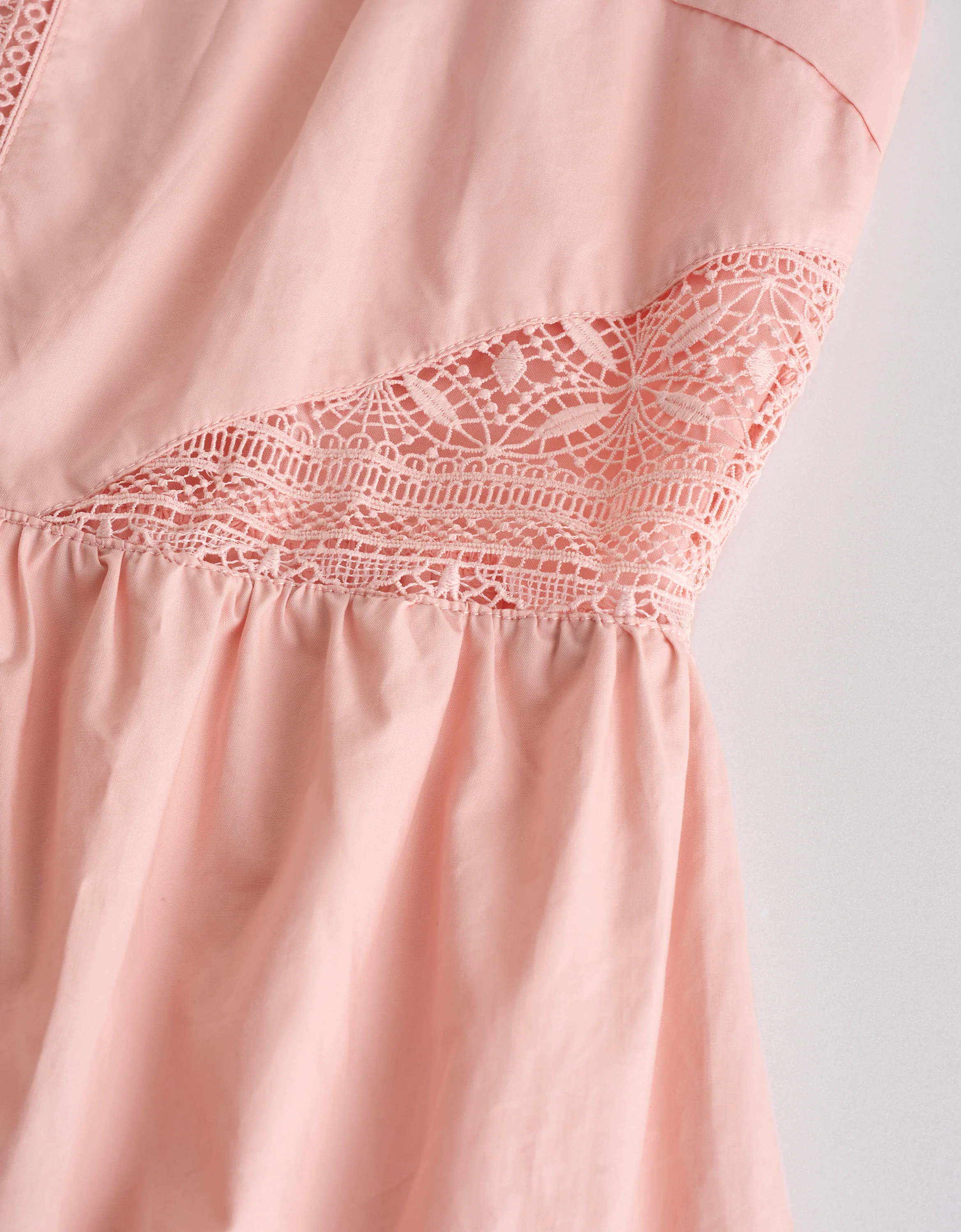 Lace Insert Halterneck Midi Dress - Image 6