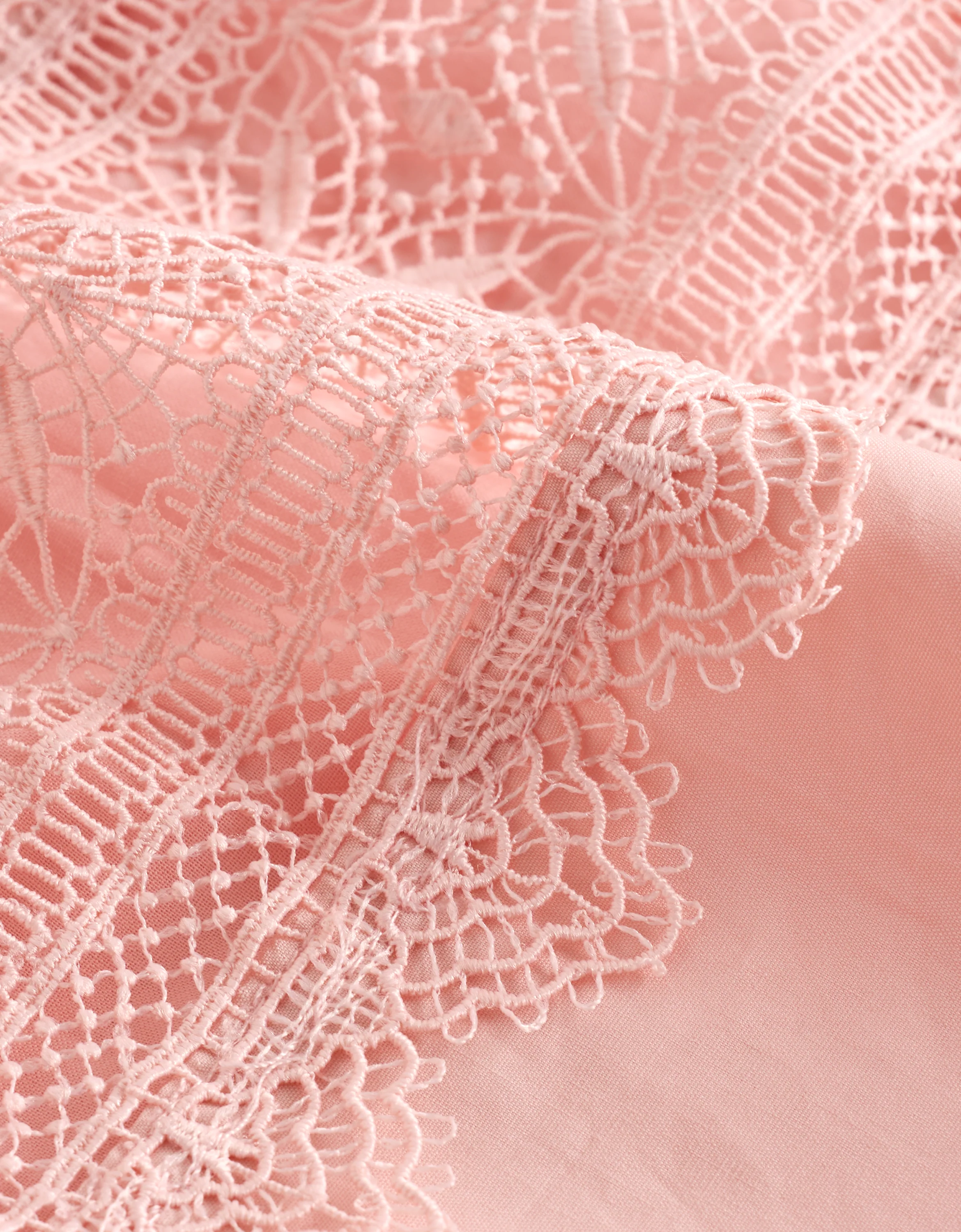 Lace Insert Halterneck Midi Dress - Image 7