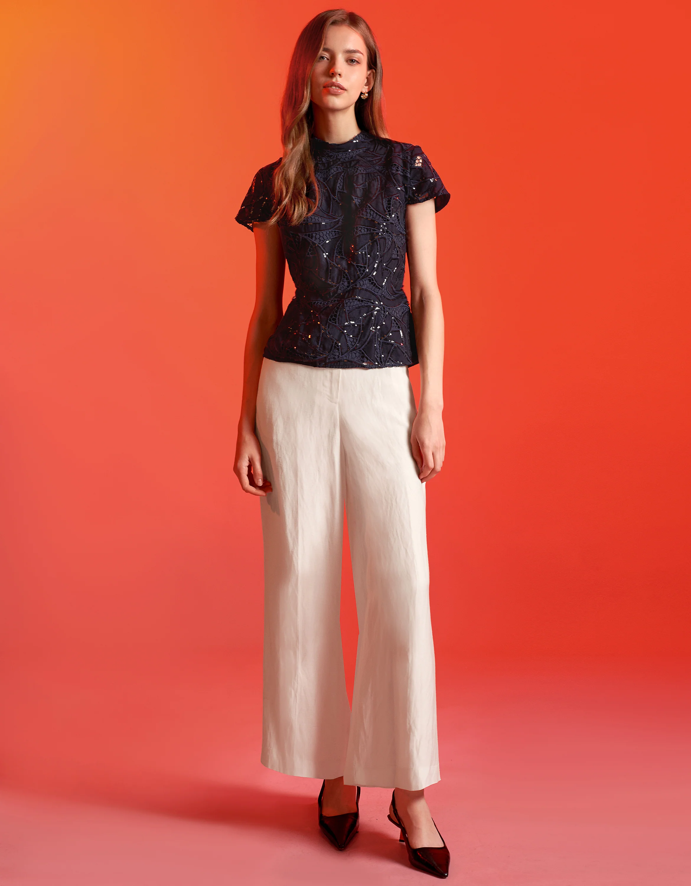 Lace Insert Top - Image 10