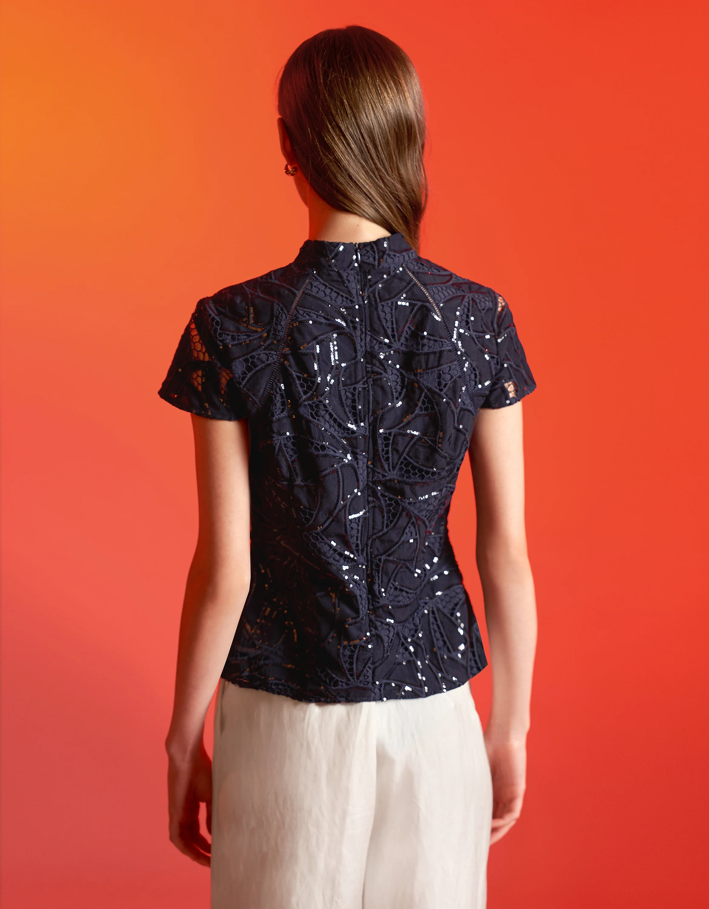 Lace Insert Top - Image 11
