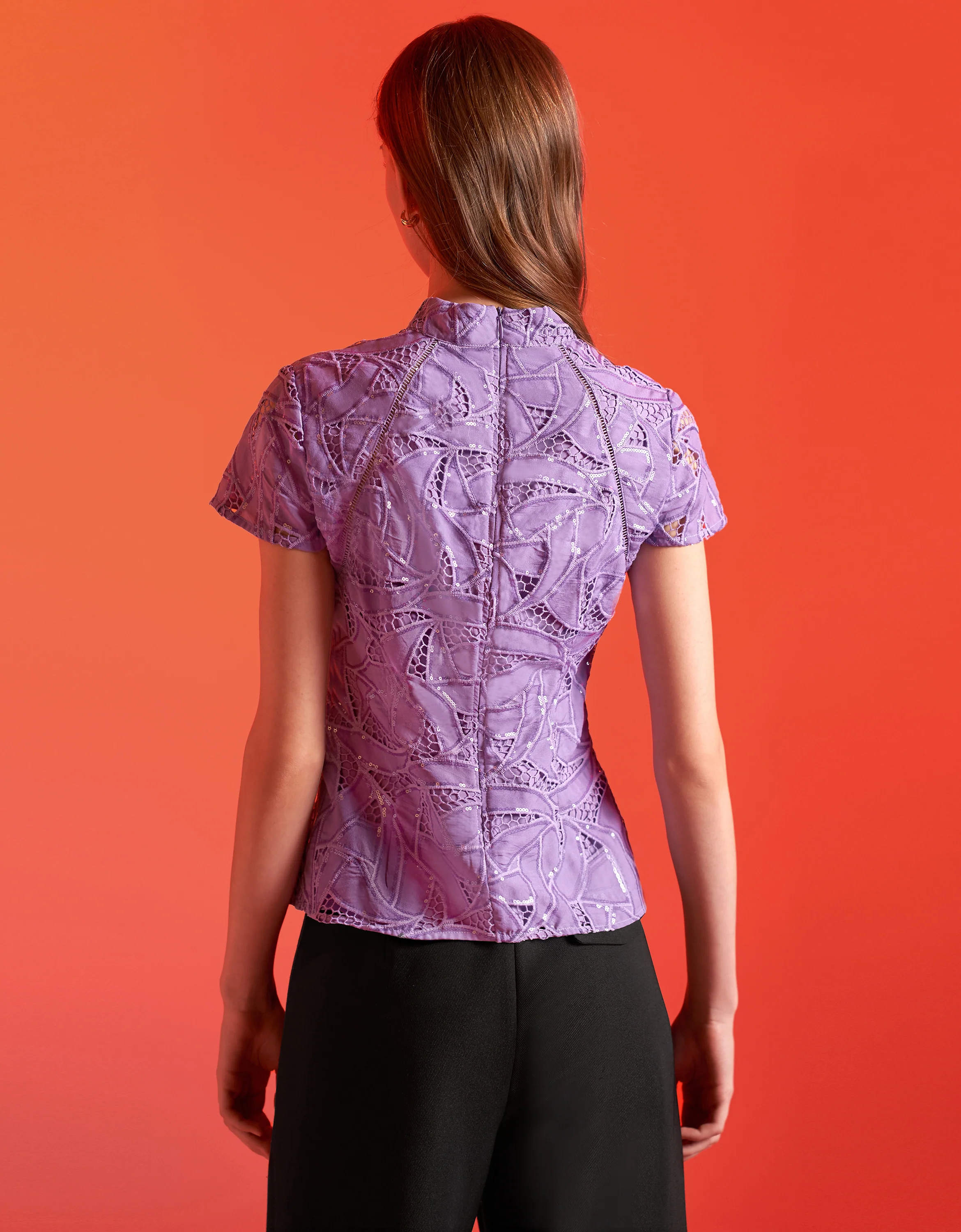 Lace Insert Top - Image 3