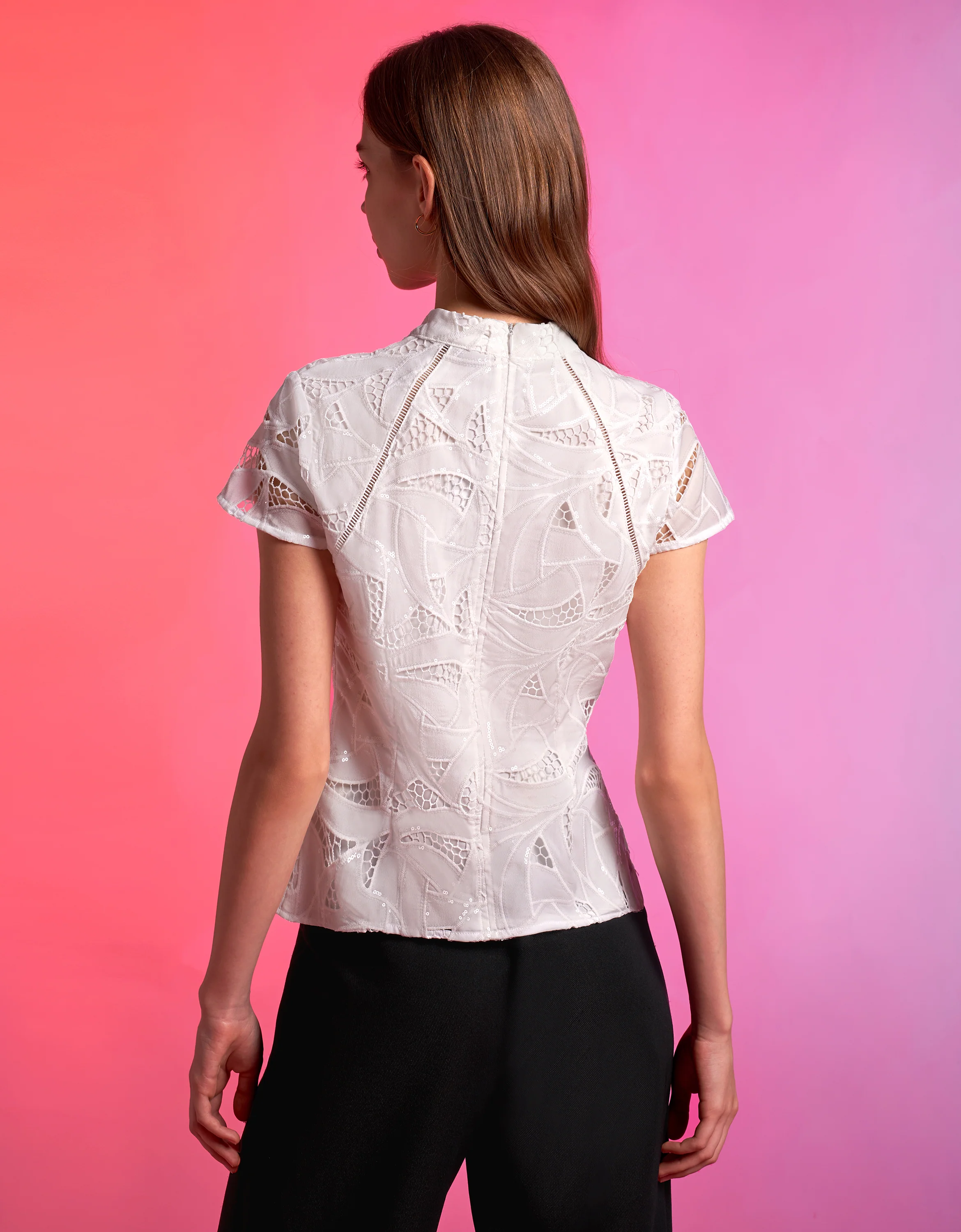 Lace Insert Top - Image 7