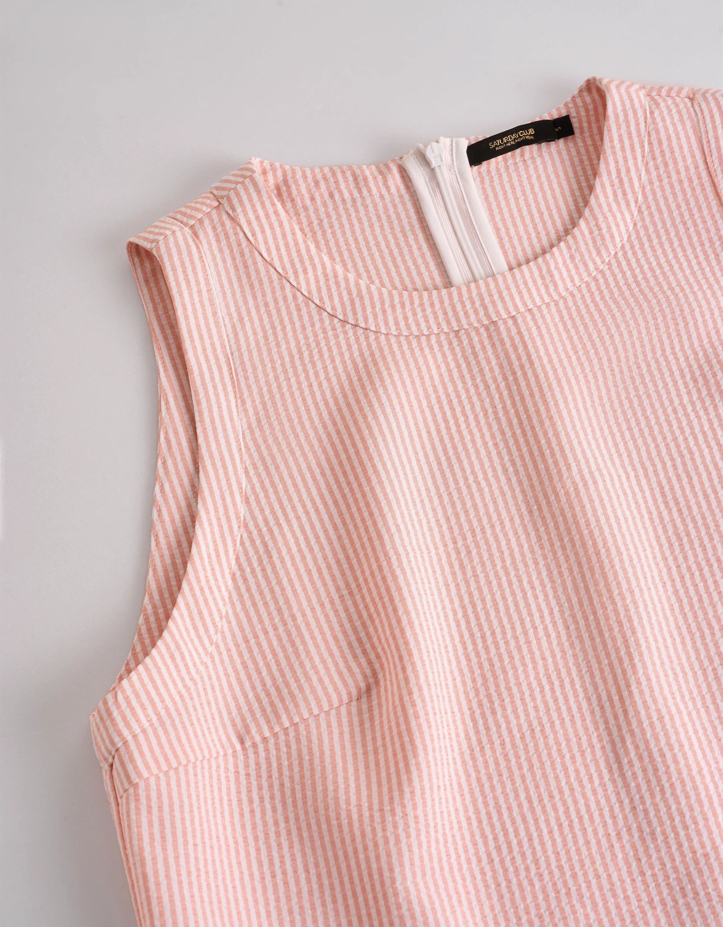 Lace Insert Striped Sleeveless Top - Image 22