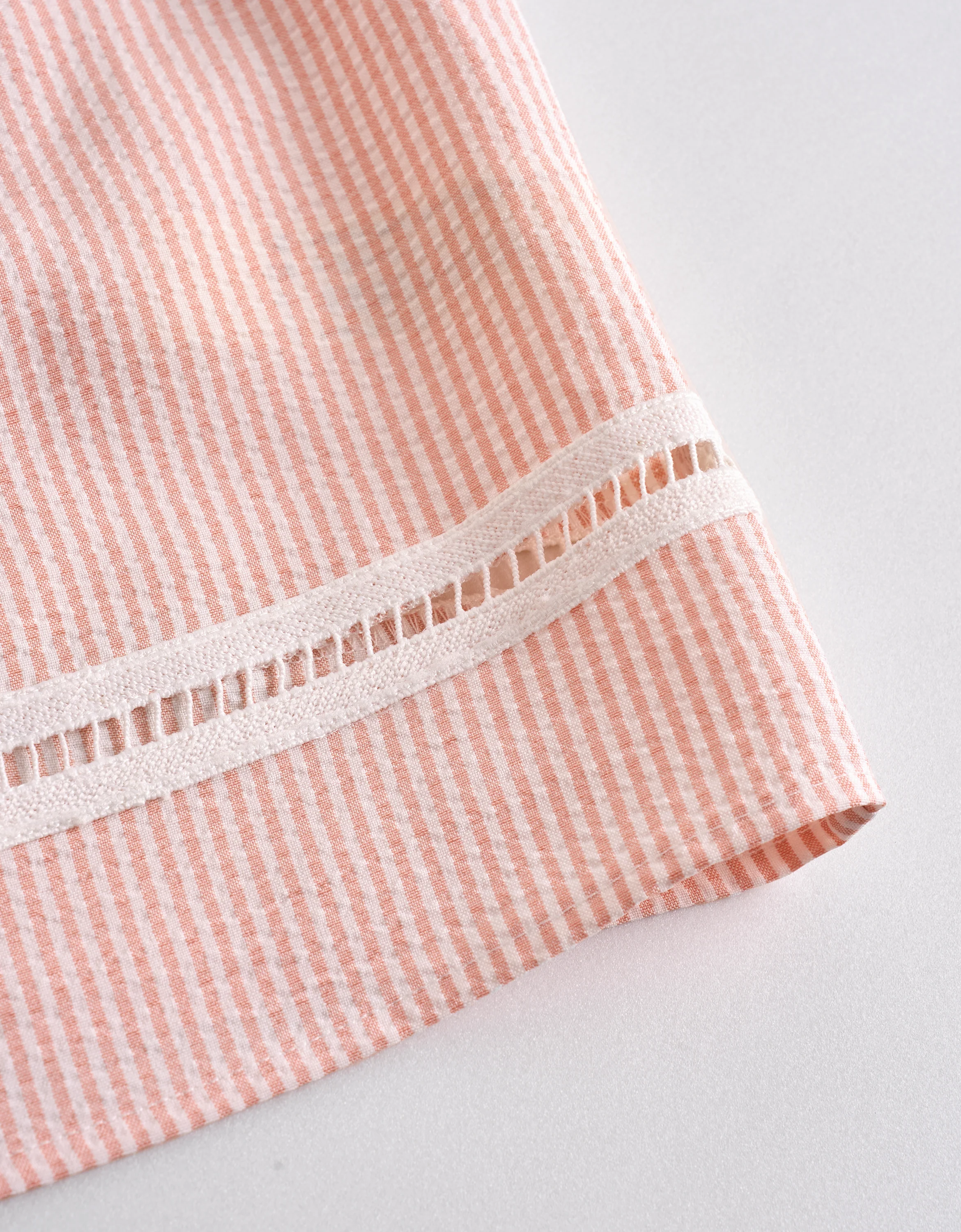 Lace Insert Striped Sleeveless Top - Image 23