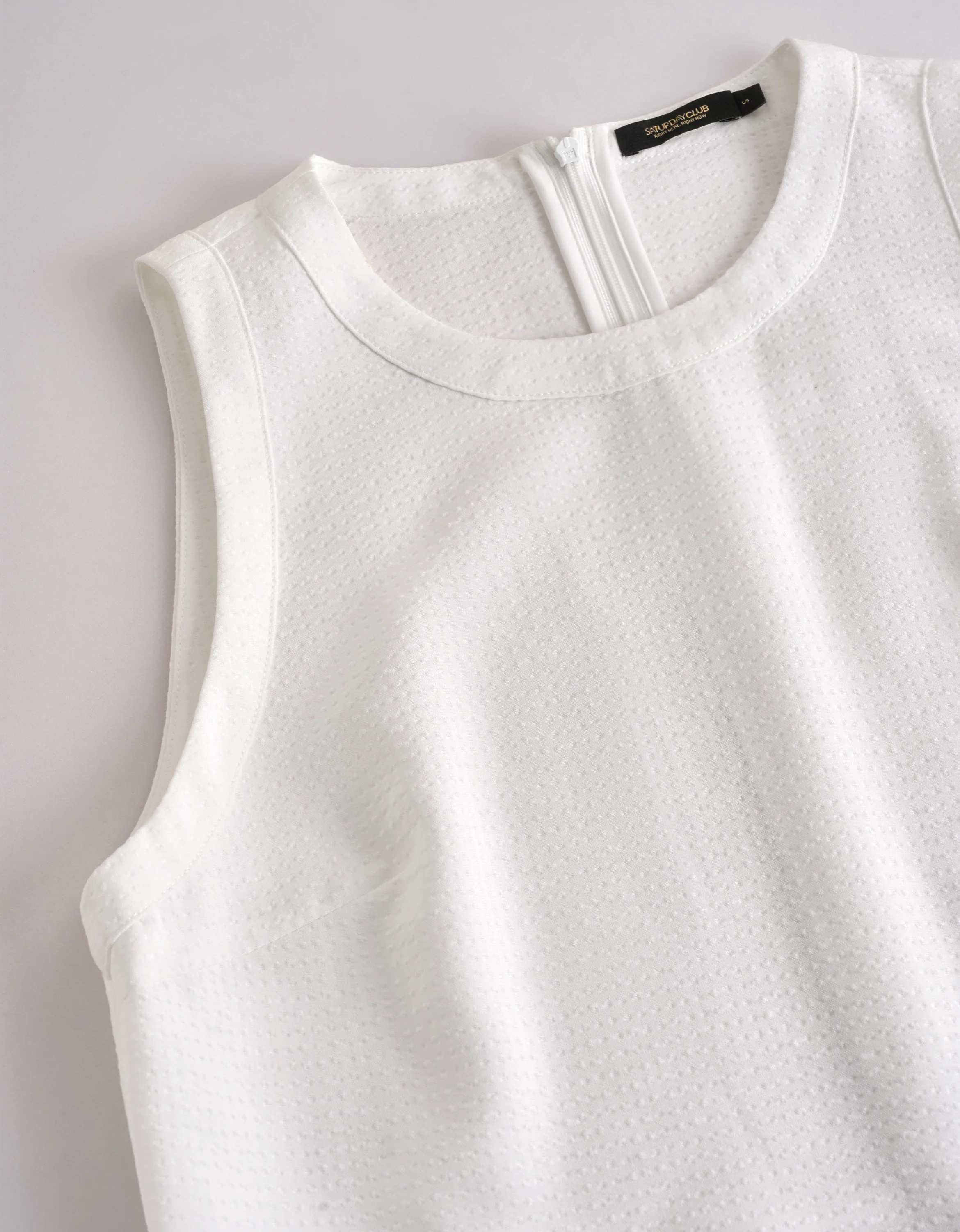 Lace Insert Striped Sleeveless Top - Image 5