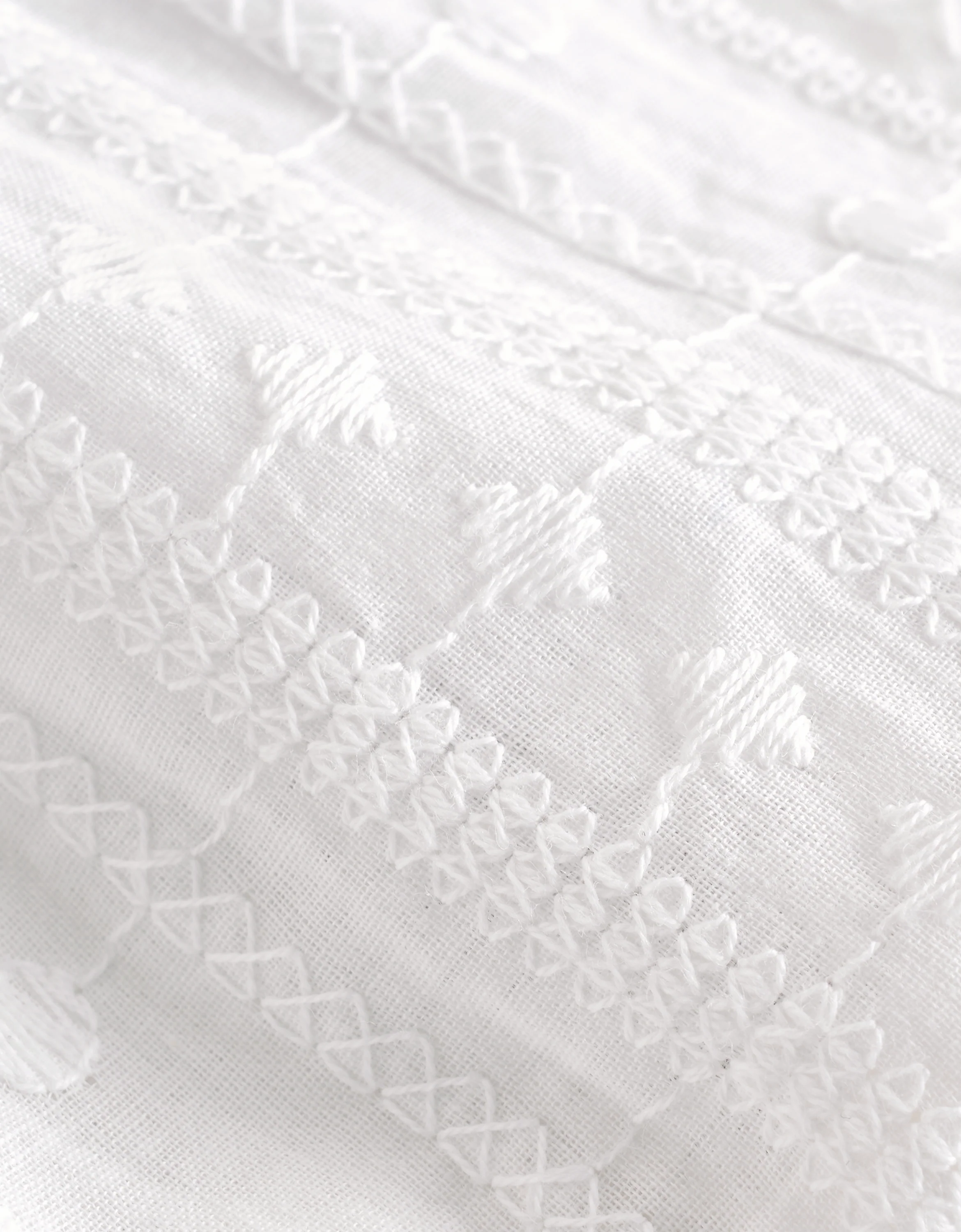 Lace Trim Embroidered Tiered Skirt - Image 7