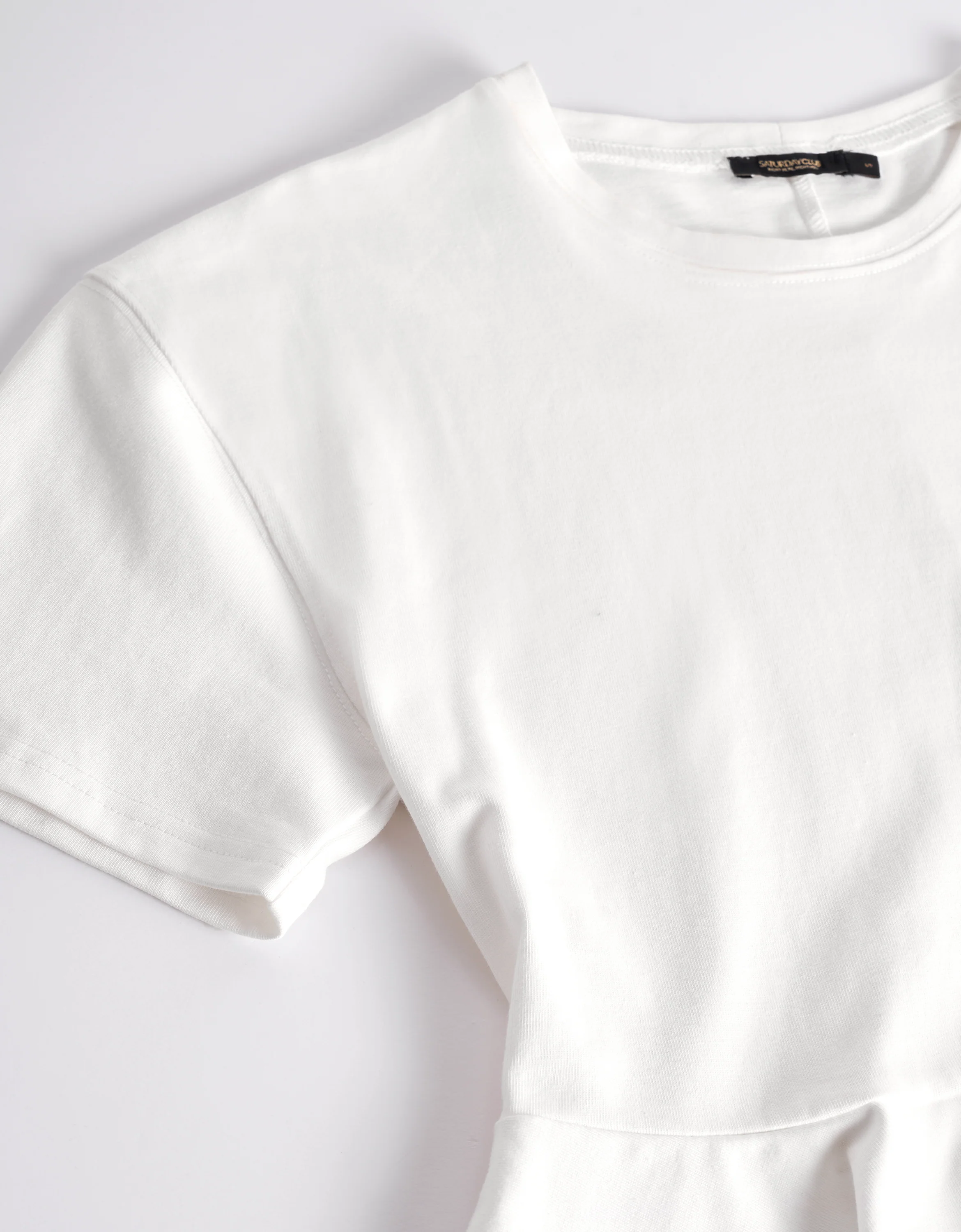Layered Ruffle Hem T-Shirt - Image 4