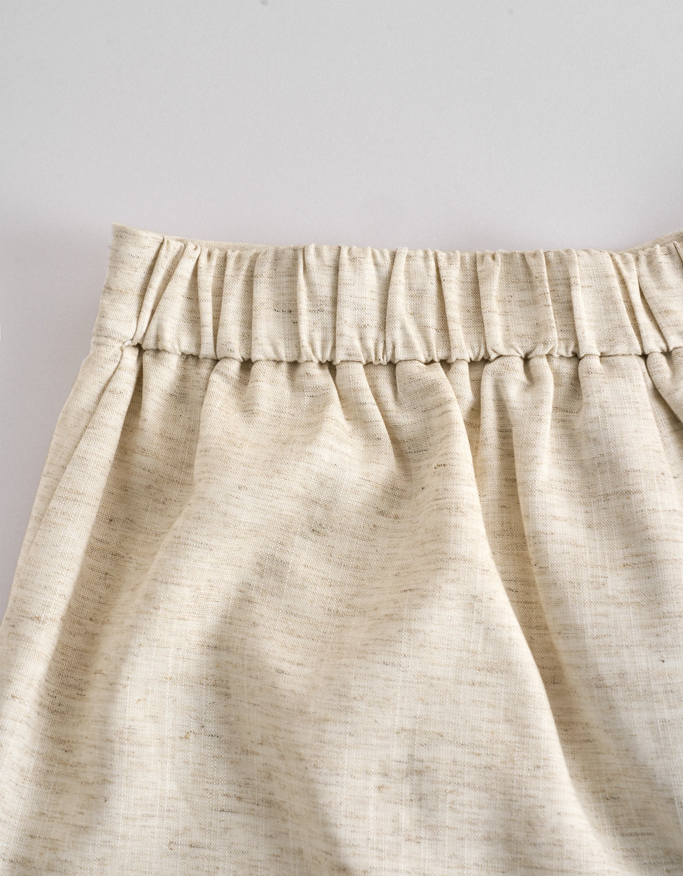 Linen-blend Rolled Hem Shorts - Image 7