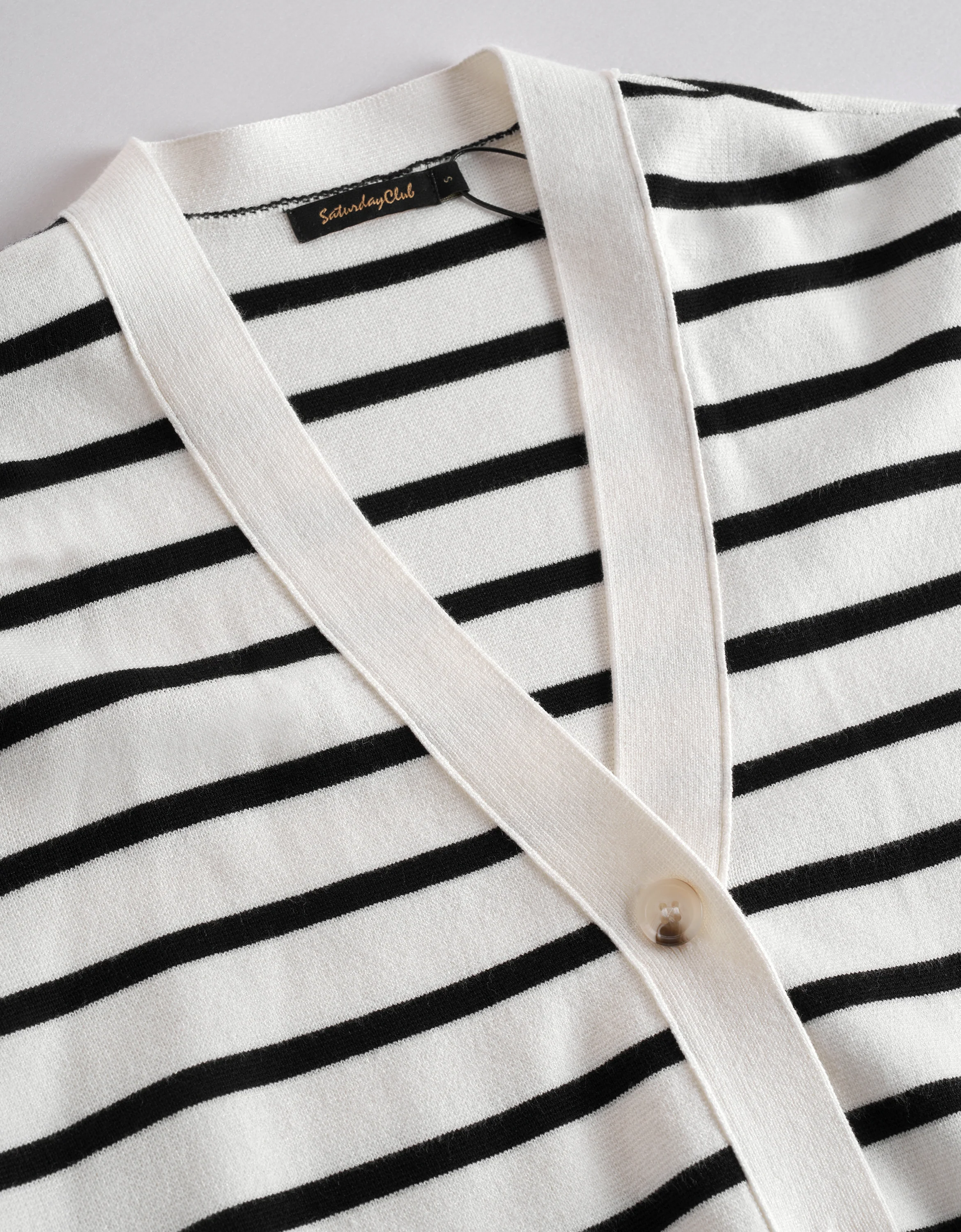 Long Sleeve Striped Cardigan - Image 7