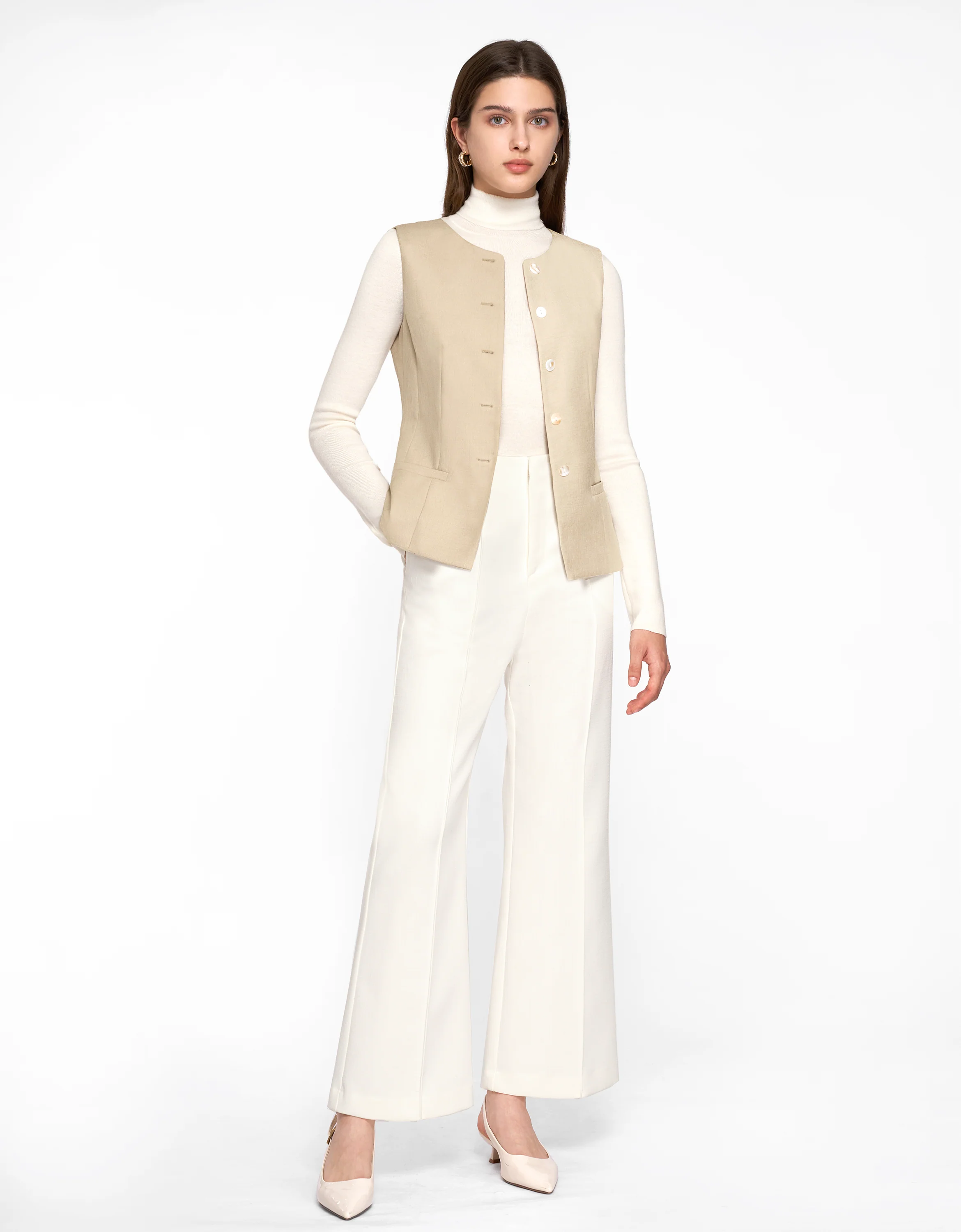 Long Sleeve Turtleneck Knit Top - Image 9