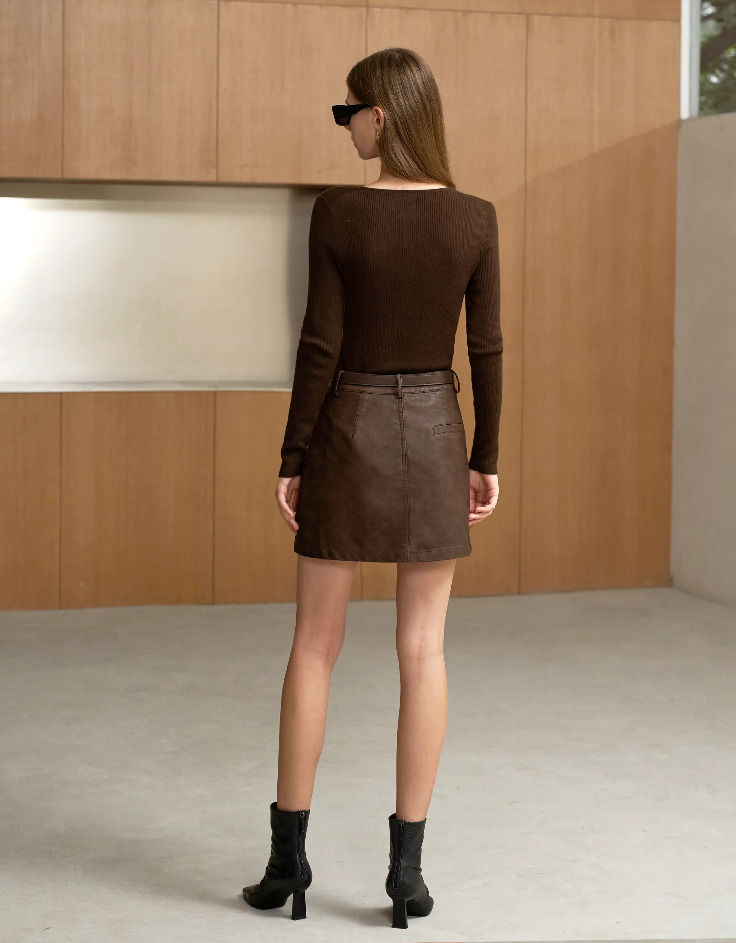 Long Sleeve Wool Knit Top - Image 7