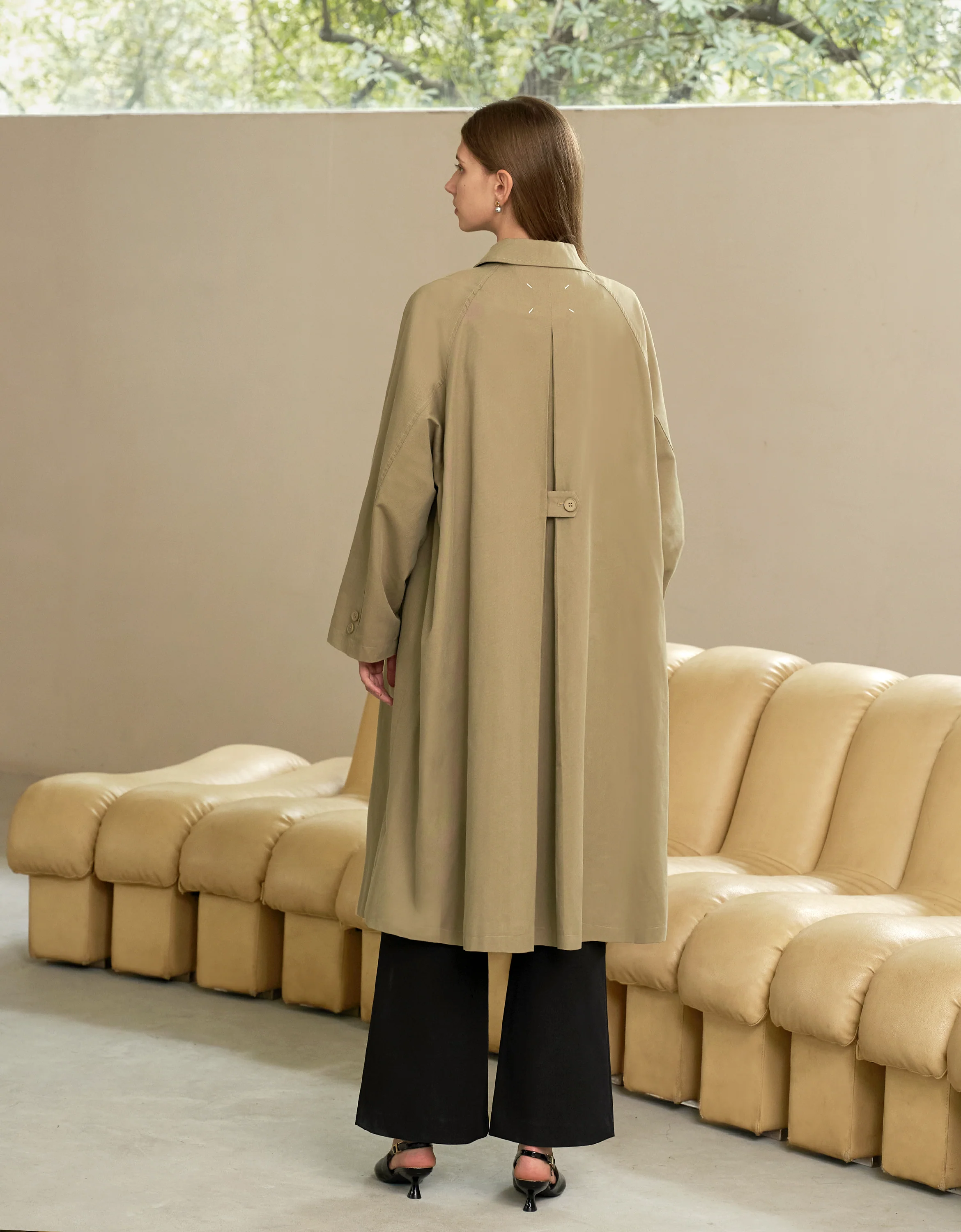 Loose Fit Button-up Coat - Image 7